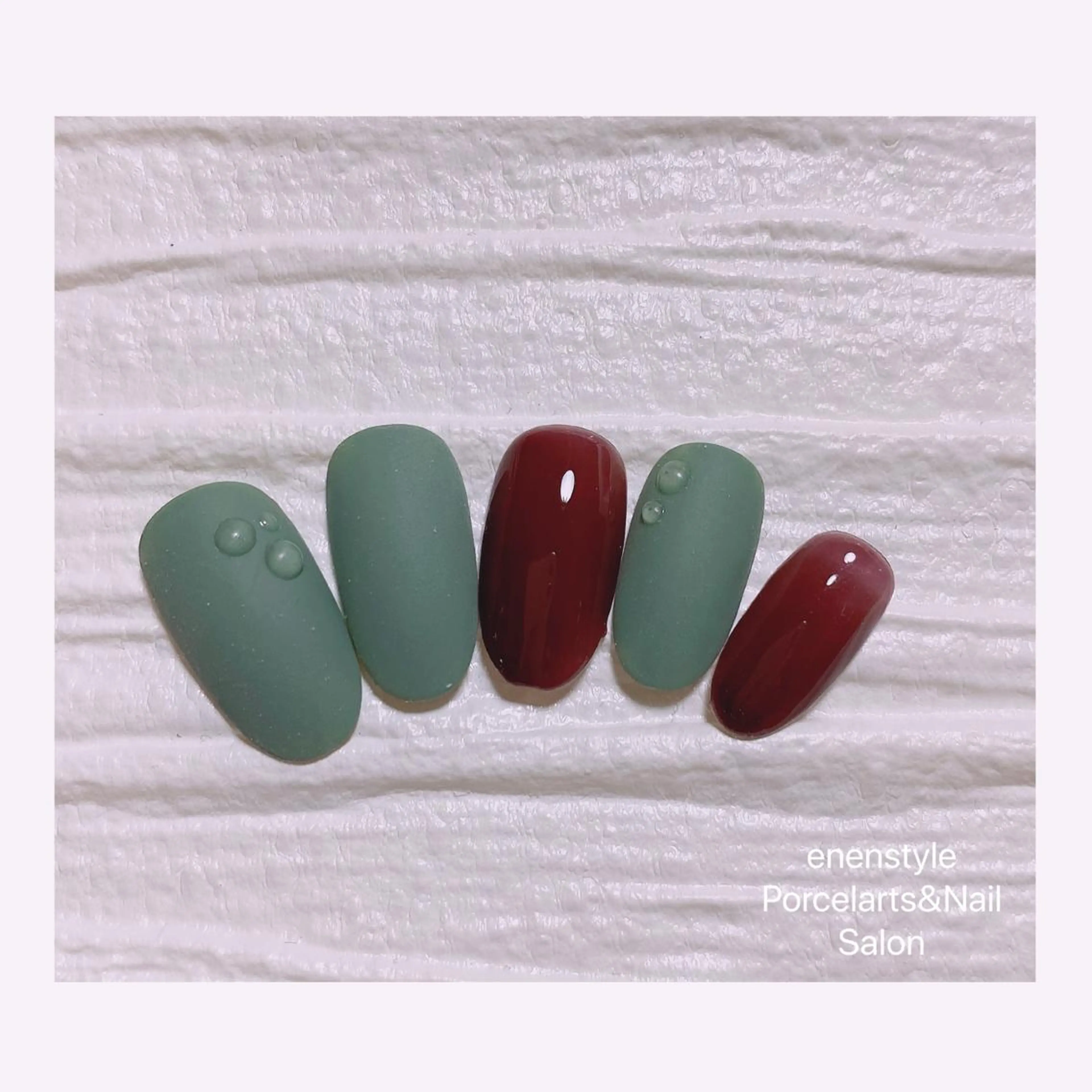 ミディアム ネイル ハンドネイル 👑enen style👑のネイルデザイン