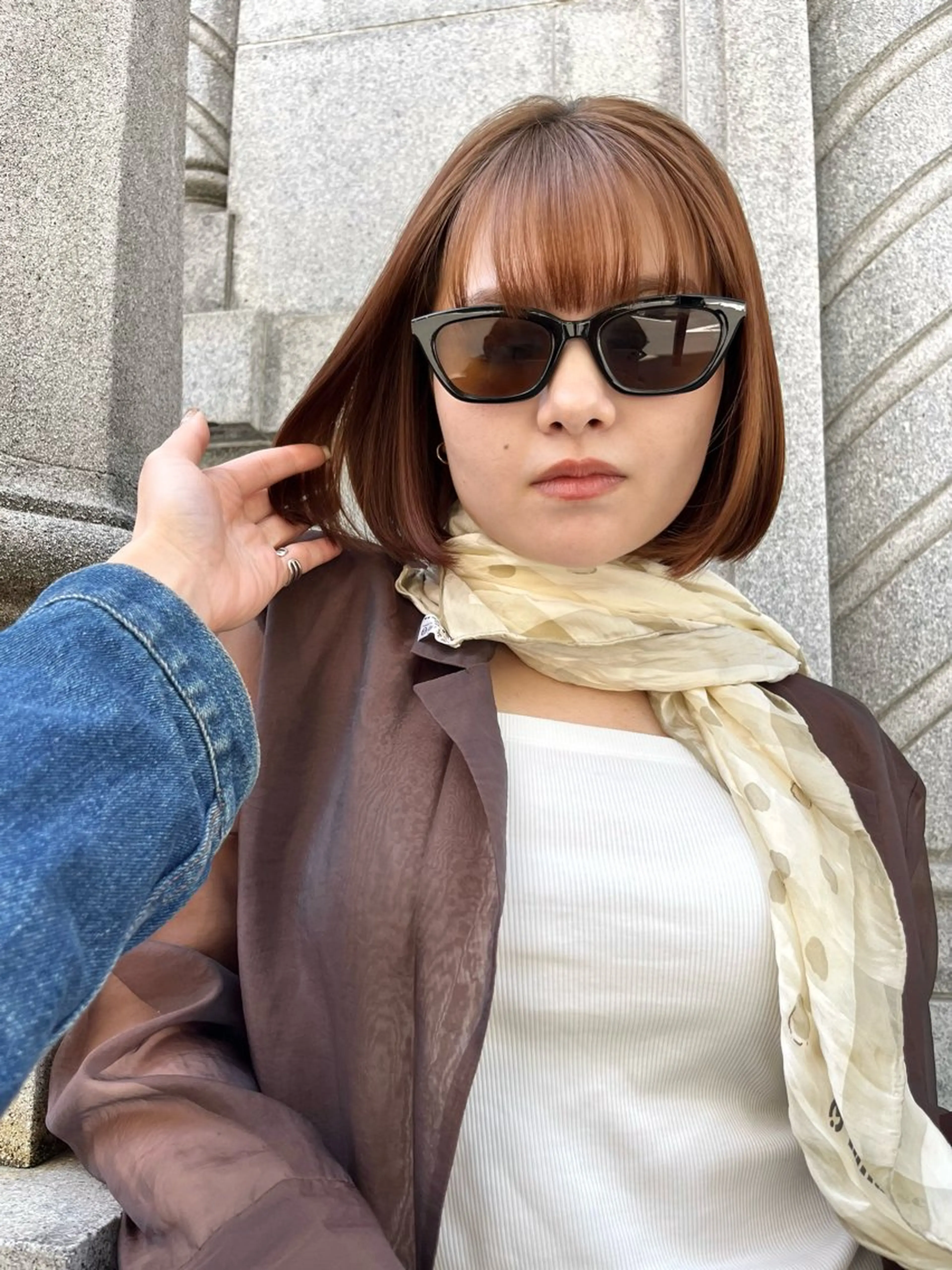 ショート 縮毛矯正 ボブ/髪質改善/ 艶髪❣️前髪/Noaのヘアスタイル