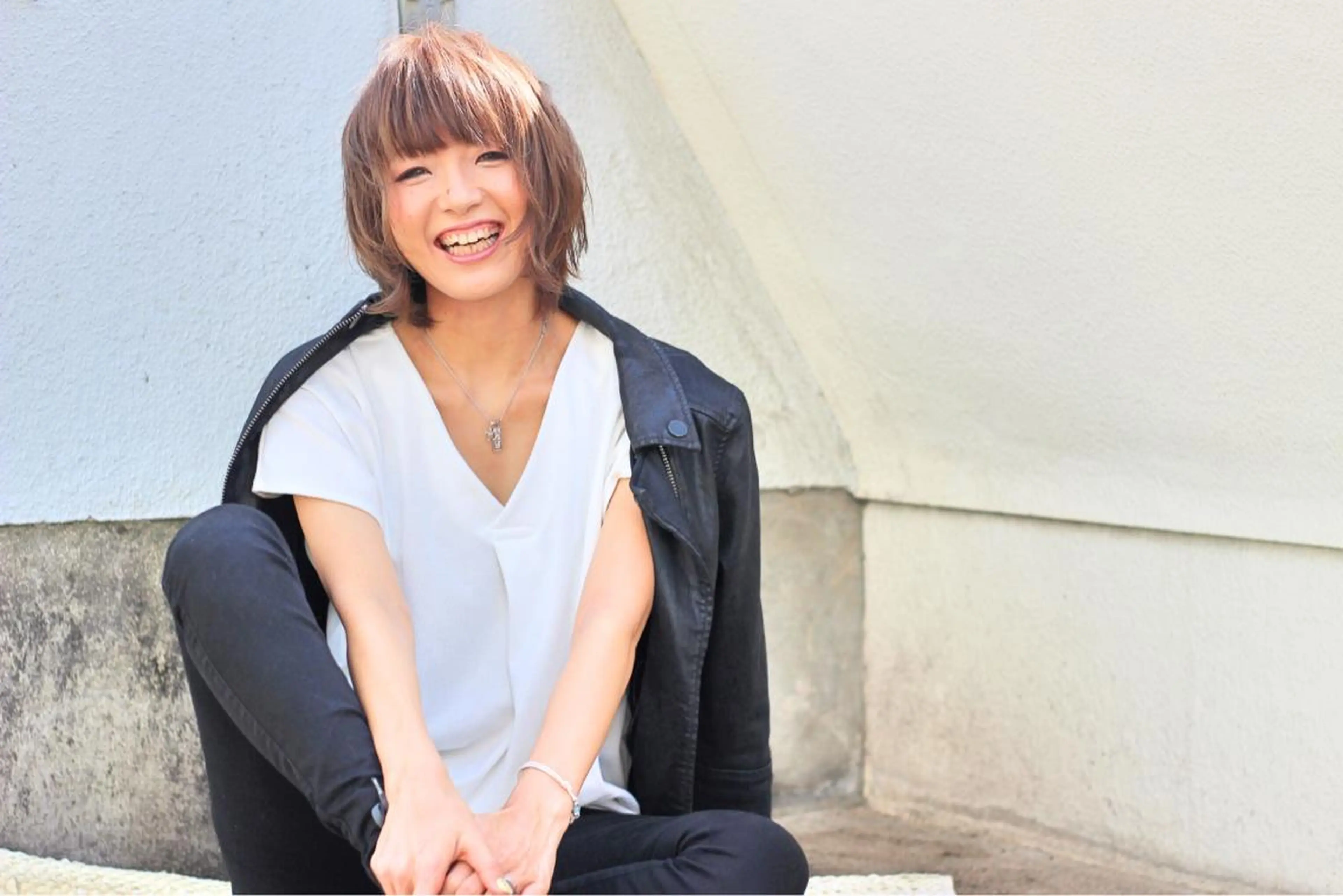 ショート ミディアム セミロング ロング カラー パーマ アッシュ ベージュカラー ショートヘア nike にけのヘアスタイル