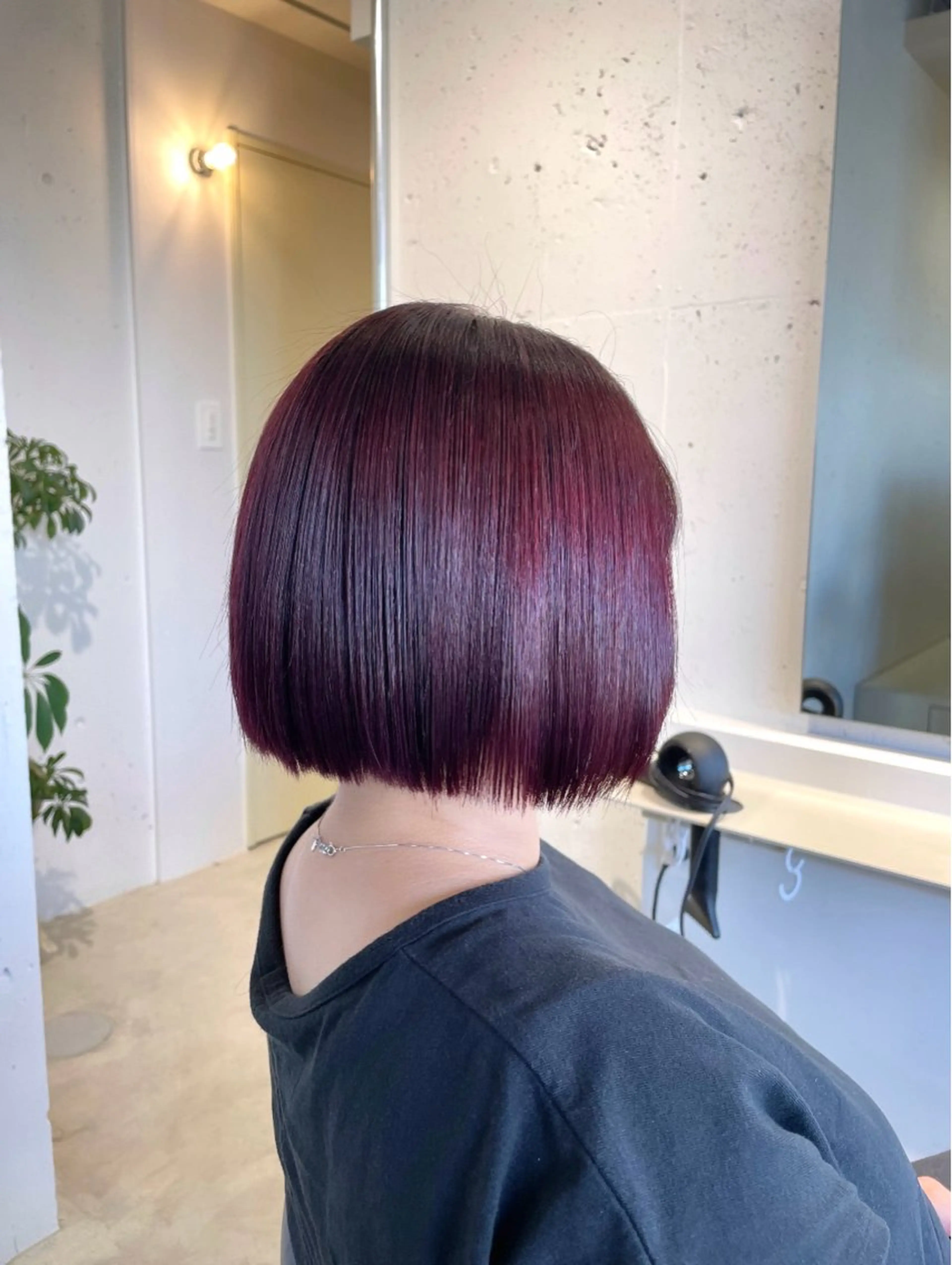 ショート カラー ヘアカラー トリートメント tim hinaのヘアスタイル