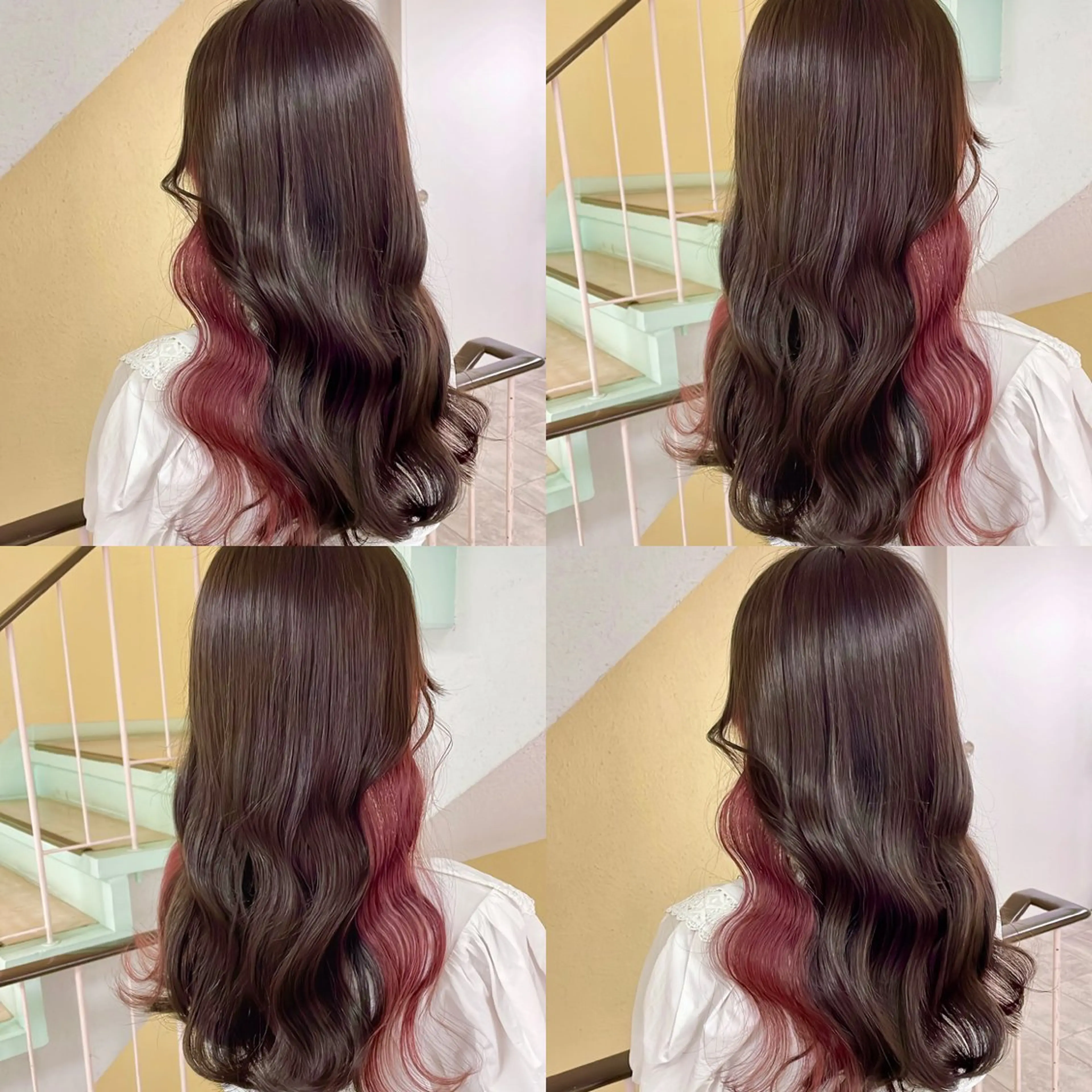 カラー ヘアカラー トリートメント 渋谷:インナーカラー ／🍒エリカ🍒のヘアスタイル