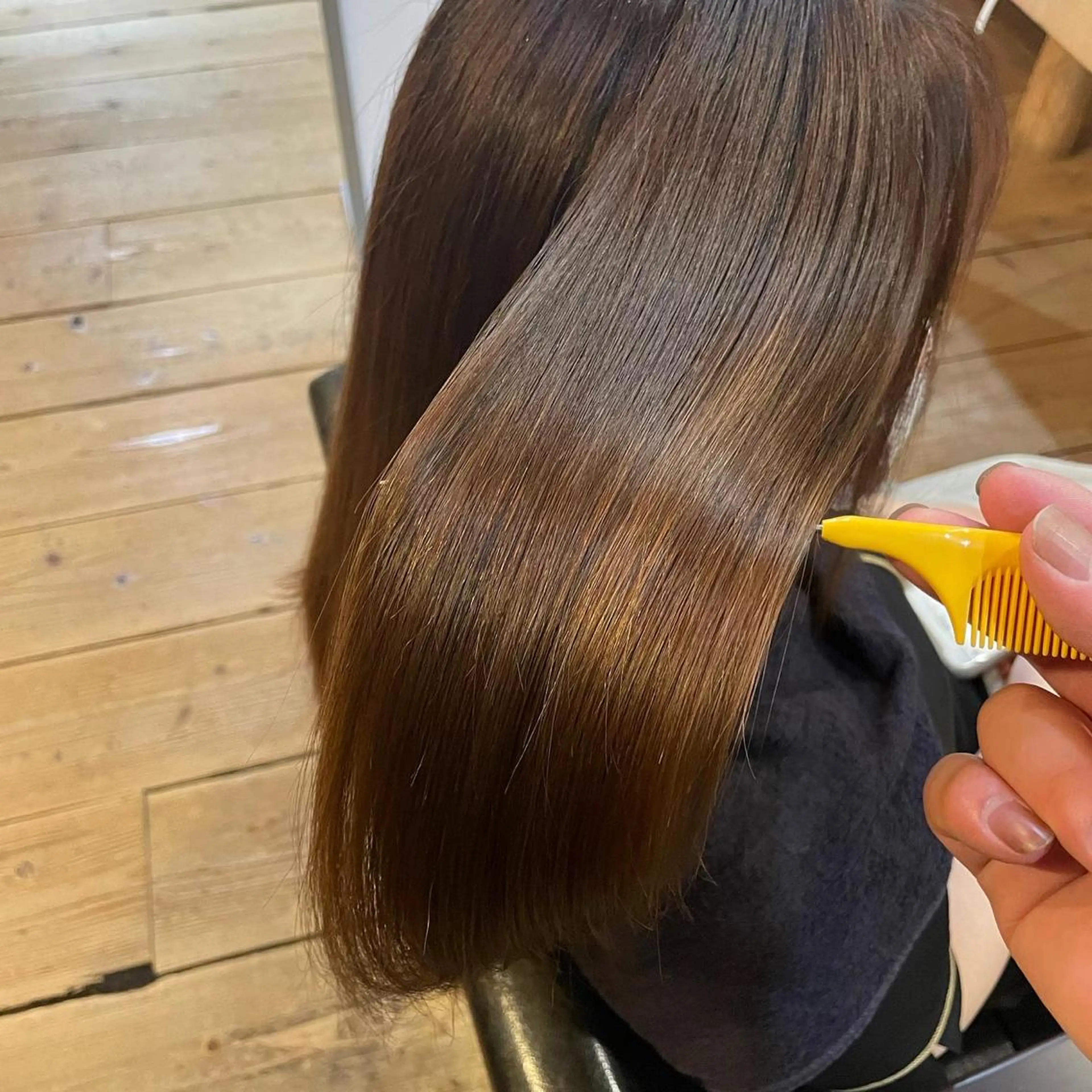 ロング トリートメント 髪質改善 水野のヘアスタイル