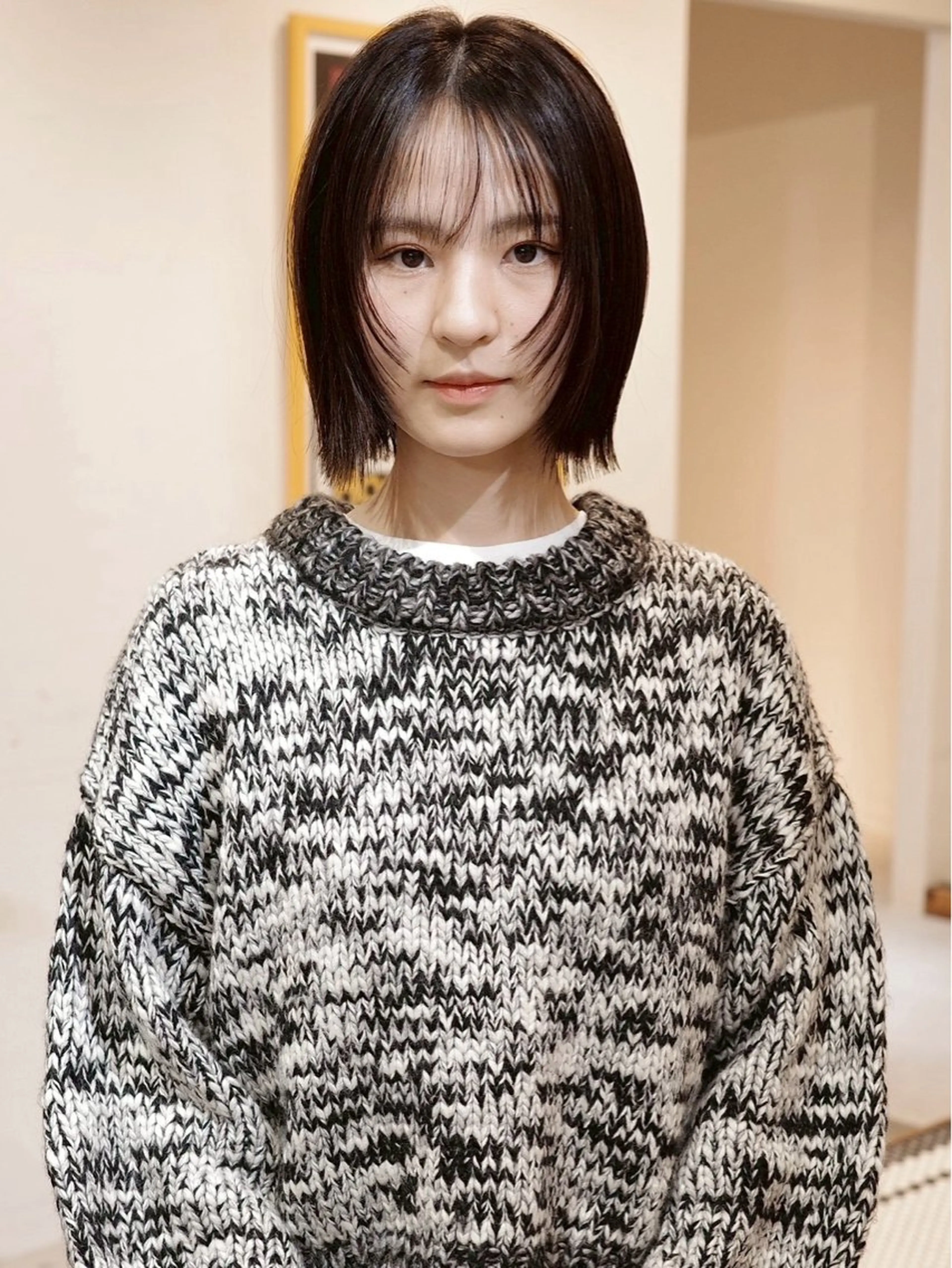 ショート カラー カット ヘアカラー トリートメント (h)wim ウィムのヘアスタイル