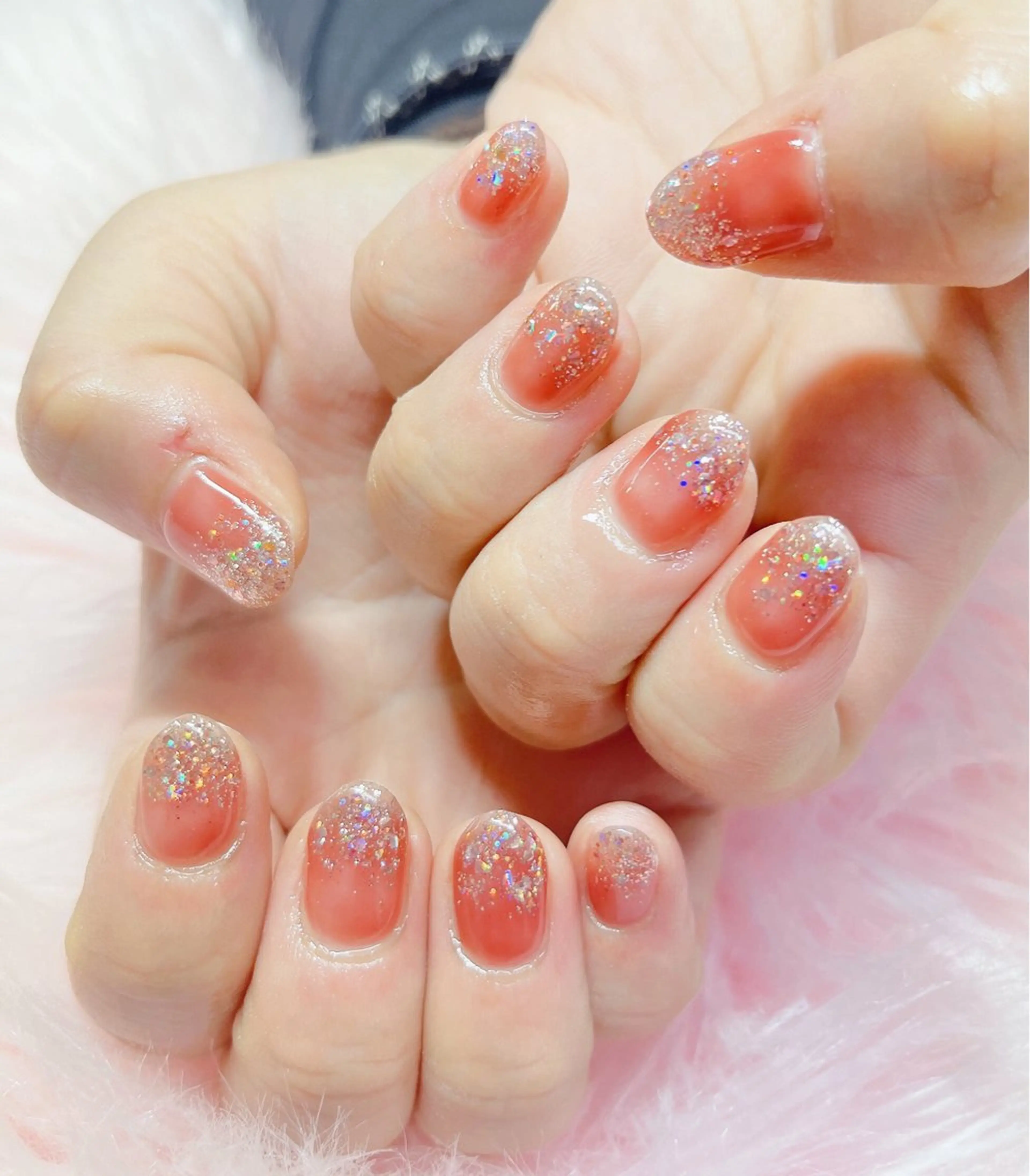ネイル ハンドネイル MoonNail ユリ🌸のネイルデザイン