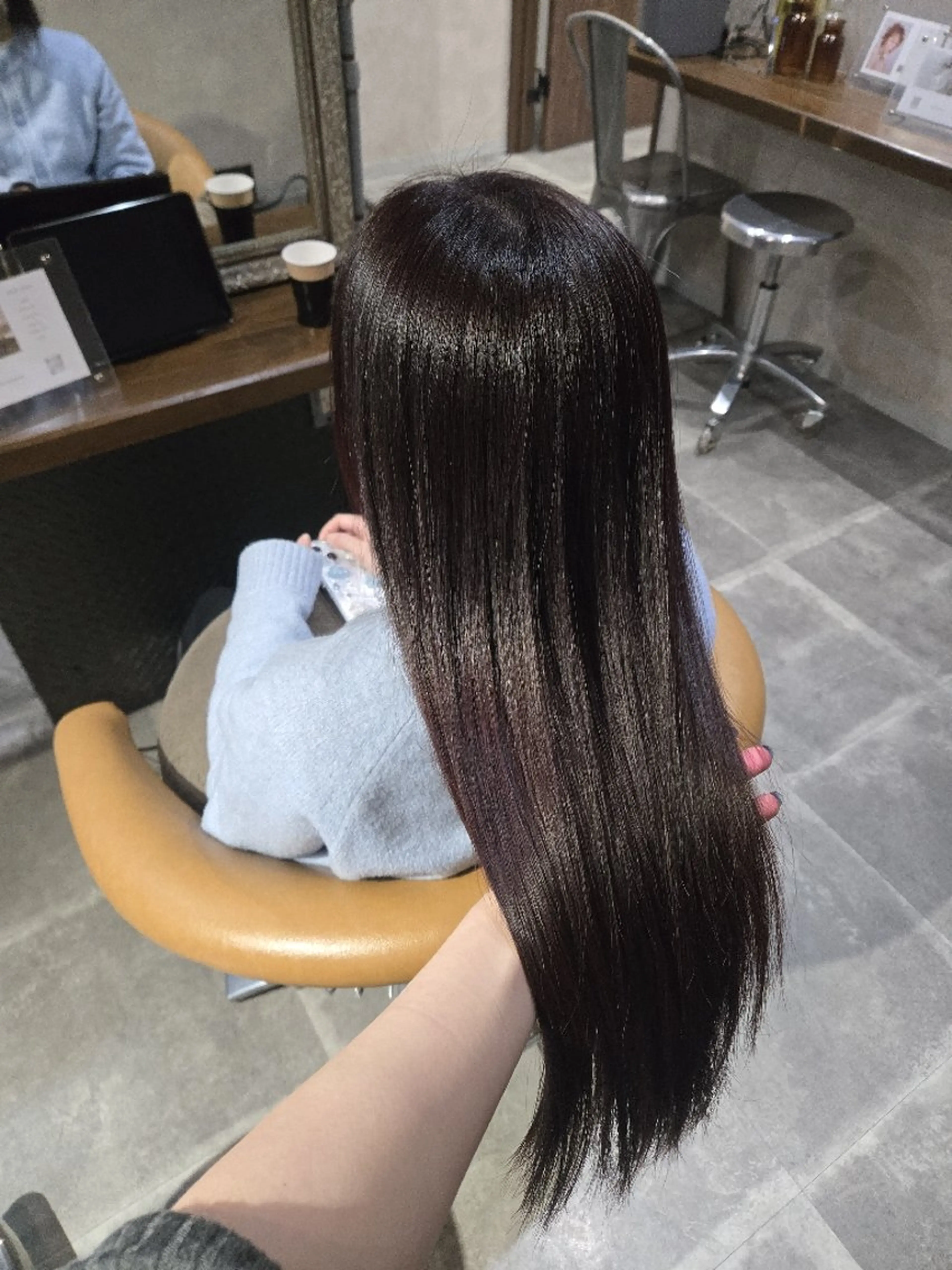 カラー ピンクカラー enx 渡邊 愛結🎀のヘアスタイル