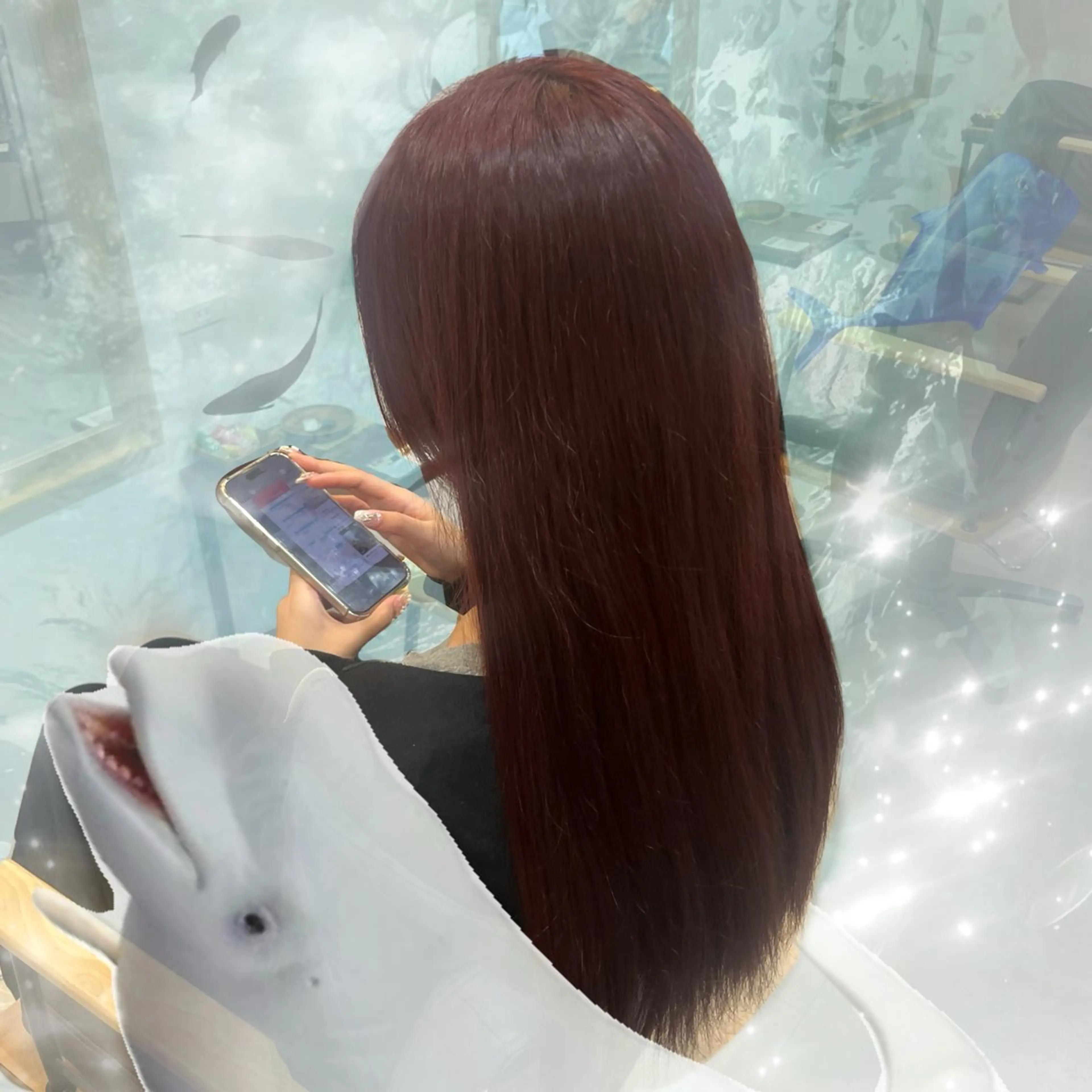 ロング カラー ヘアカラー Marin 髪質改善／カラーのヘアスタイル