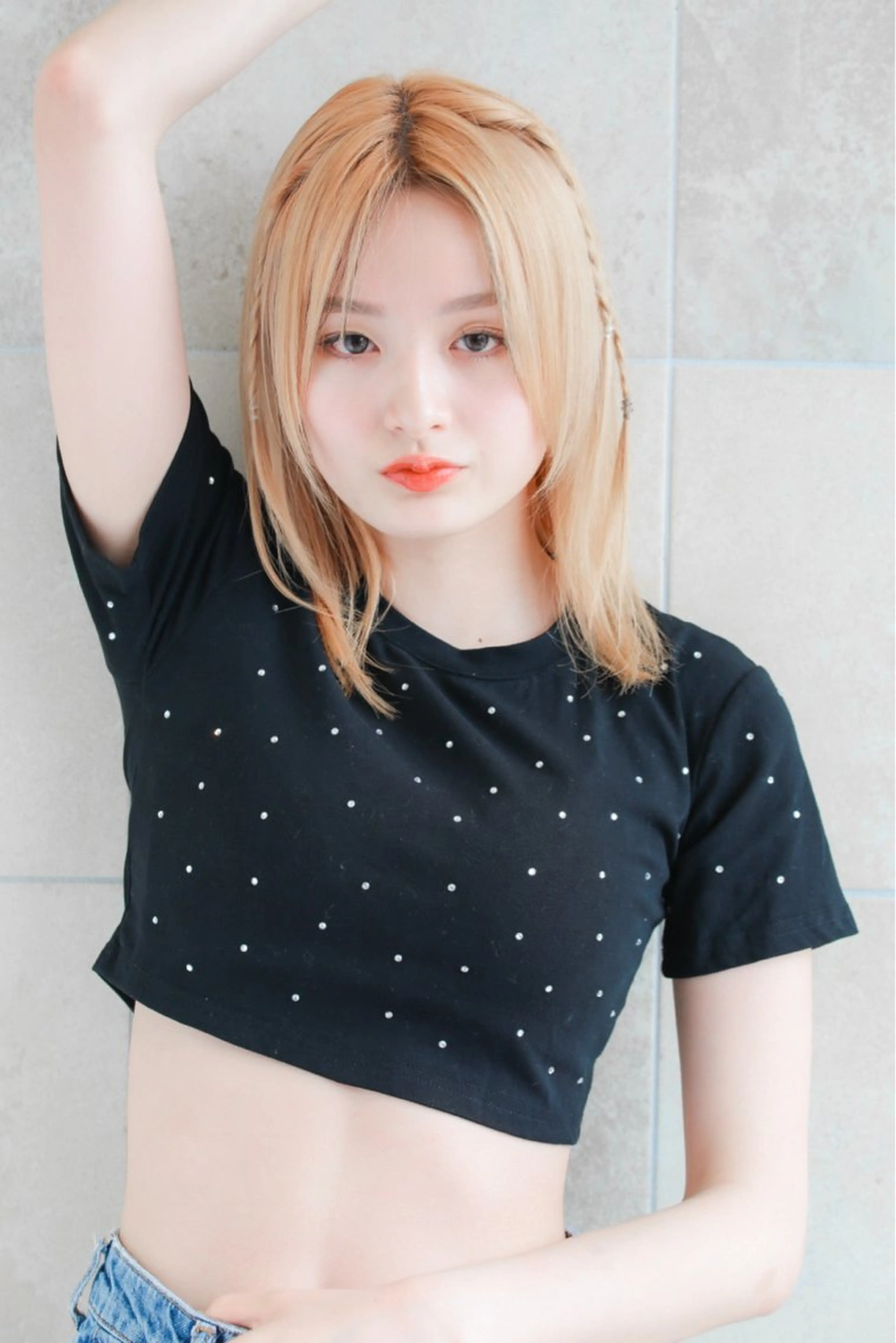 ミディアム ヘアアレンジ 後輩のモデル募集中 河端　麻佑のヘアスタイル