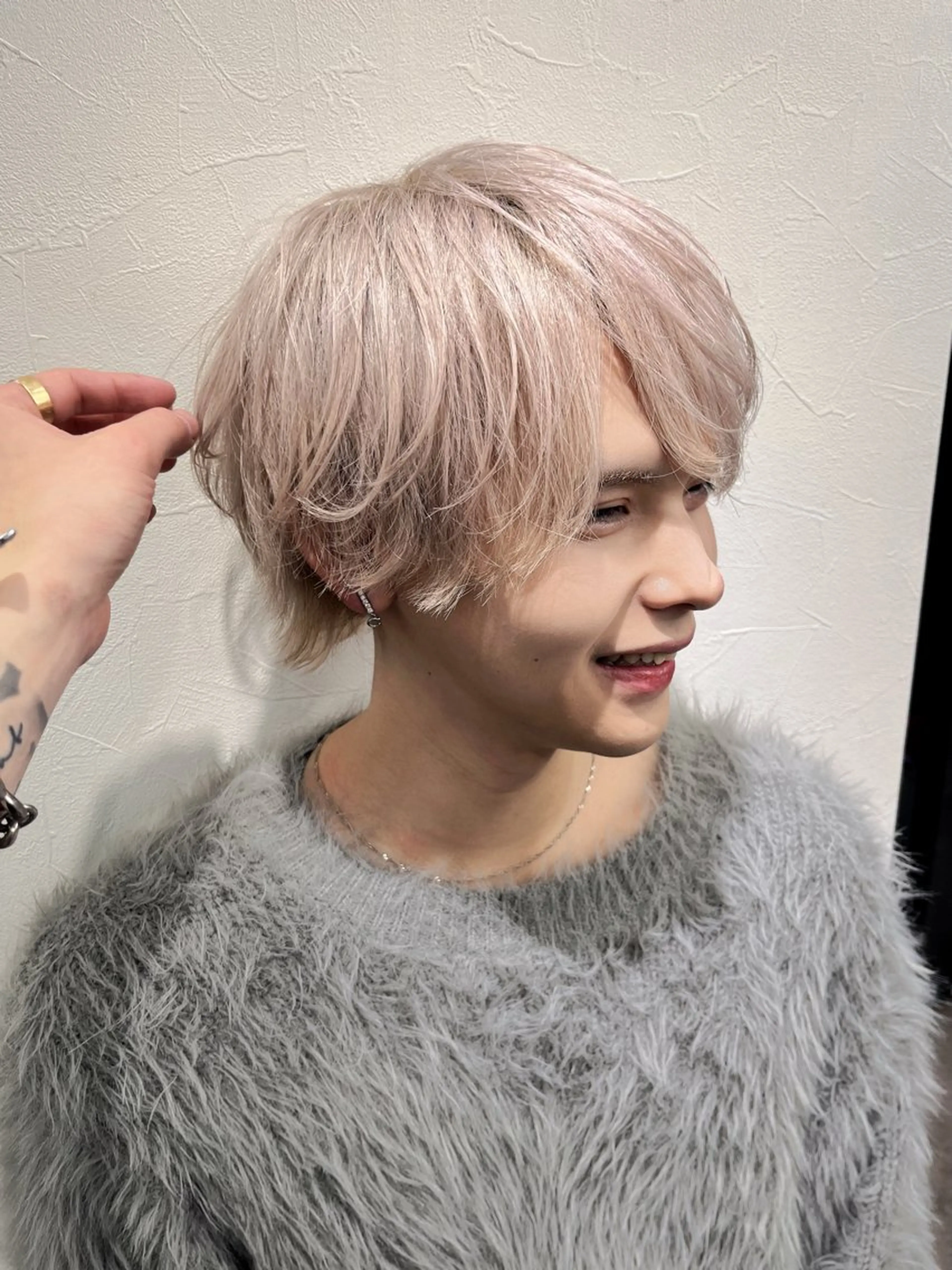 カラー メンズ カット ヘアカラー メンズカットカラー 心斎橋/松平和樹のヘアスタイル