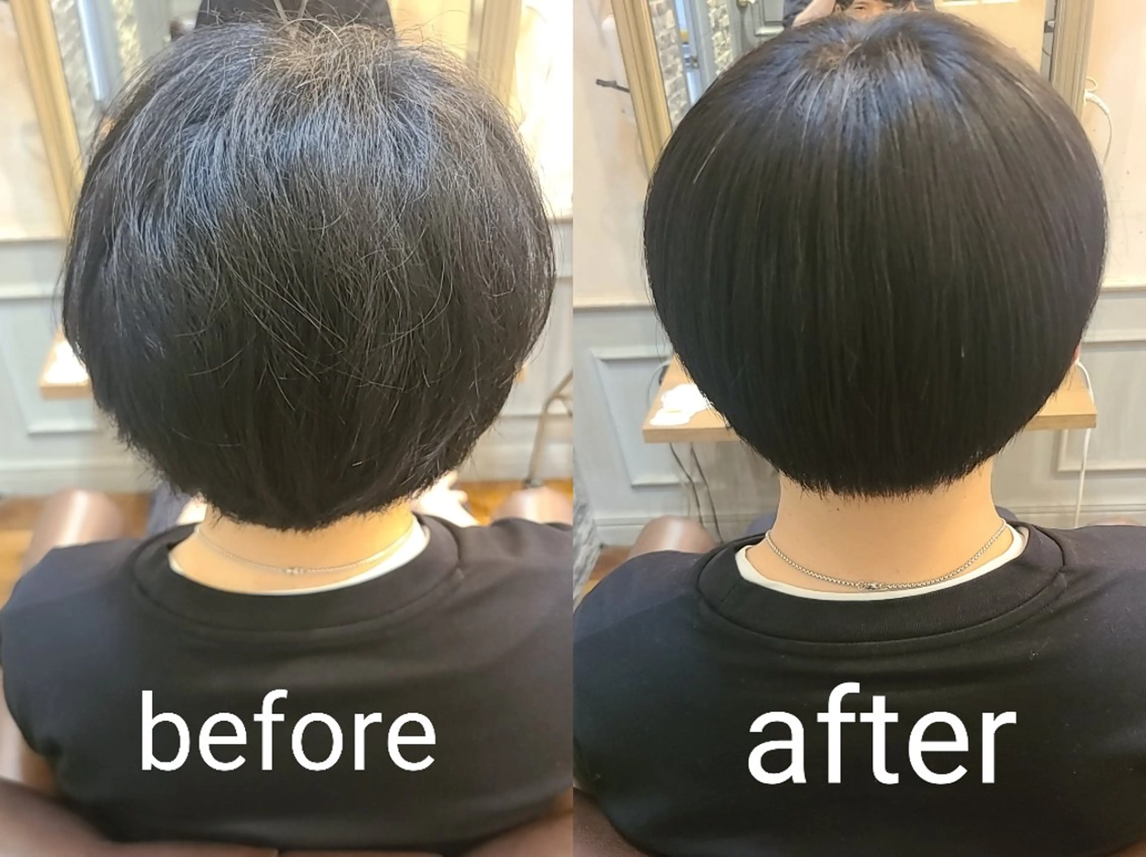 メンズ縮毛矯正+トリートメントの写真