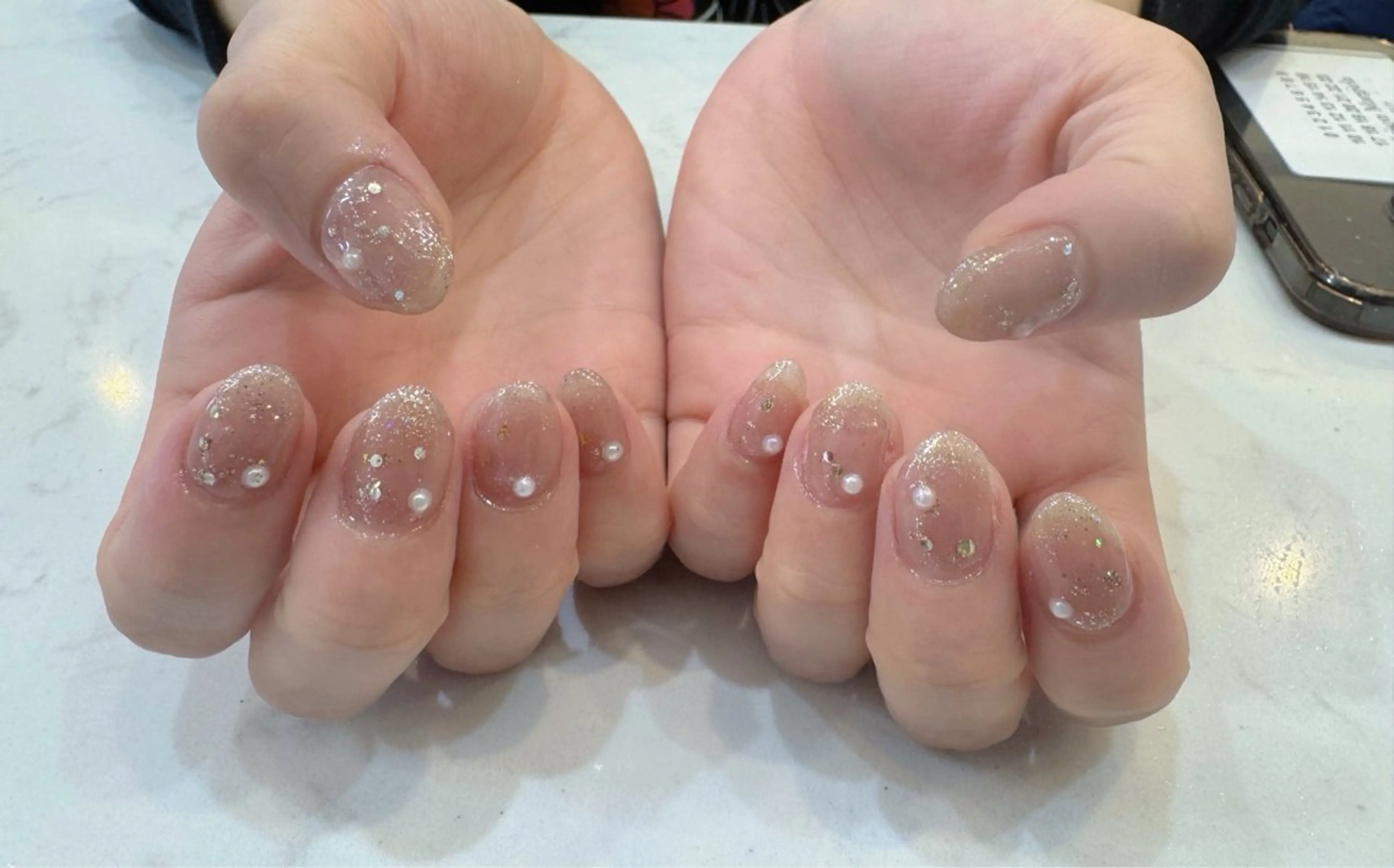 ネイル アートネイル フットネイル ジェルネイル ハート マグネットネイル Babarla Nailのネイルデザイン