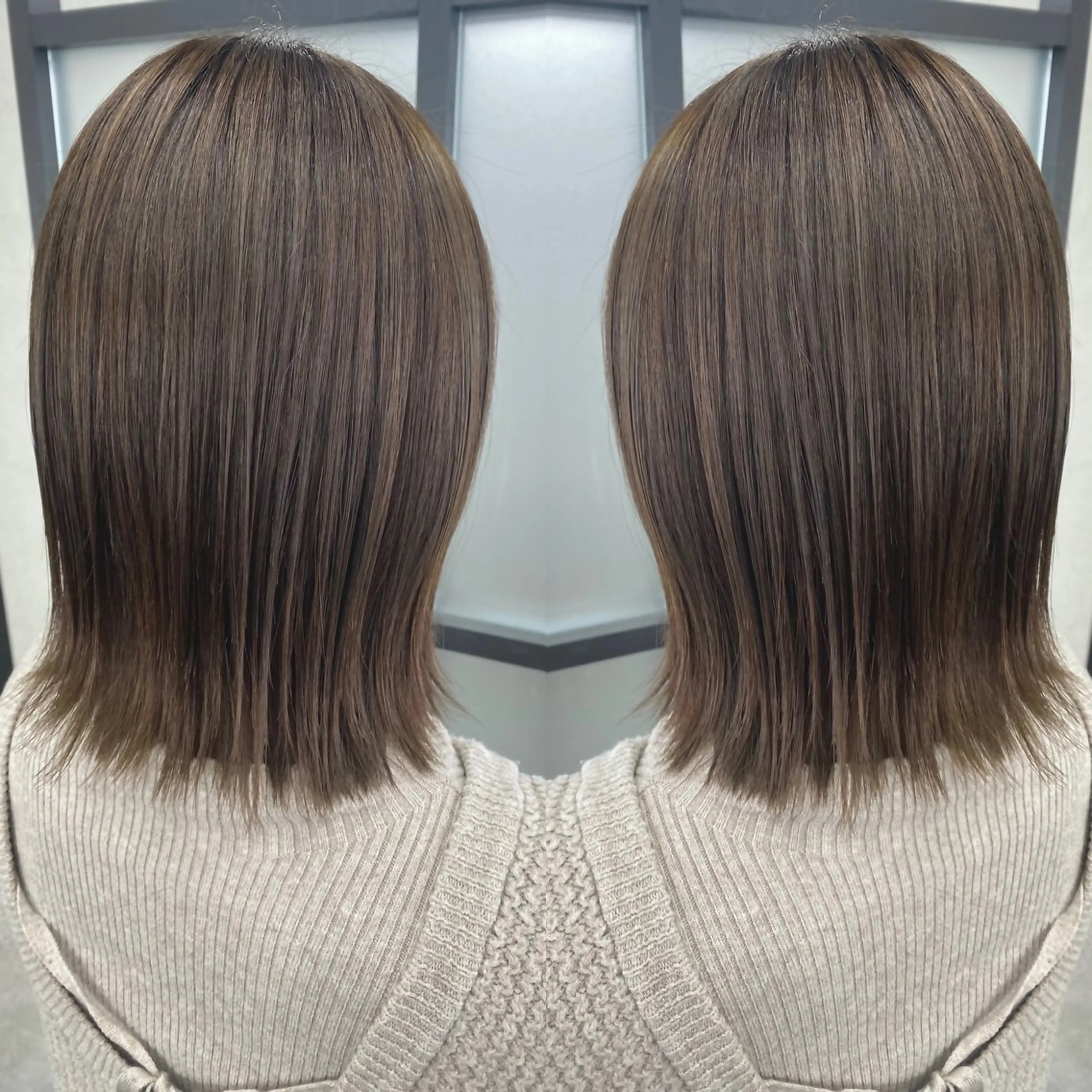 ミディアム カラー tocca 💜石田愛結💜のヘアスタイル