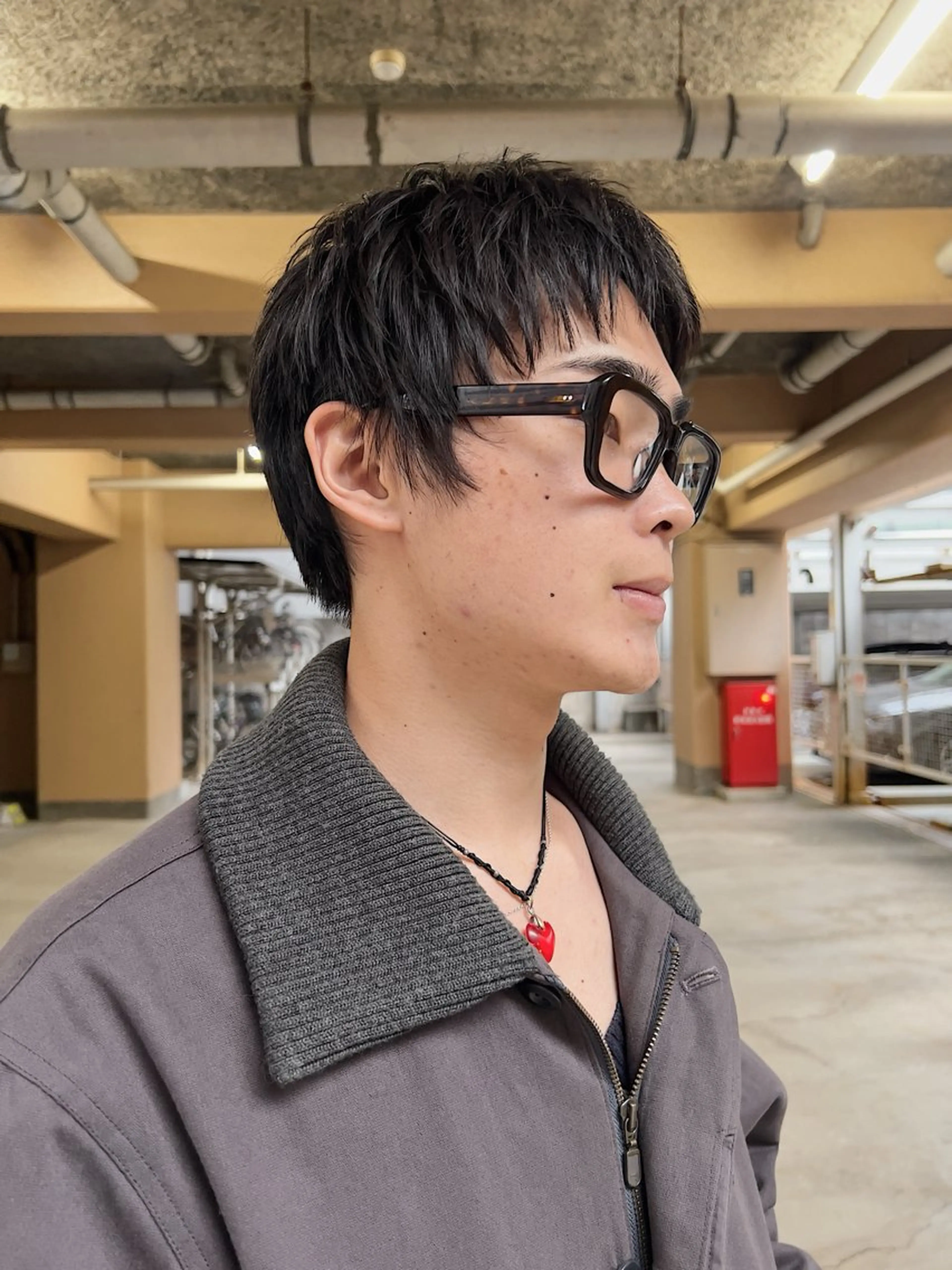 メンズ カット 大阪メンズパーマ /ショート/らいのヘアスタイル