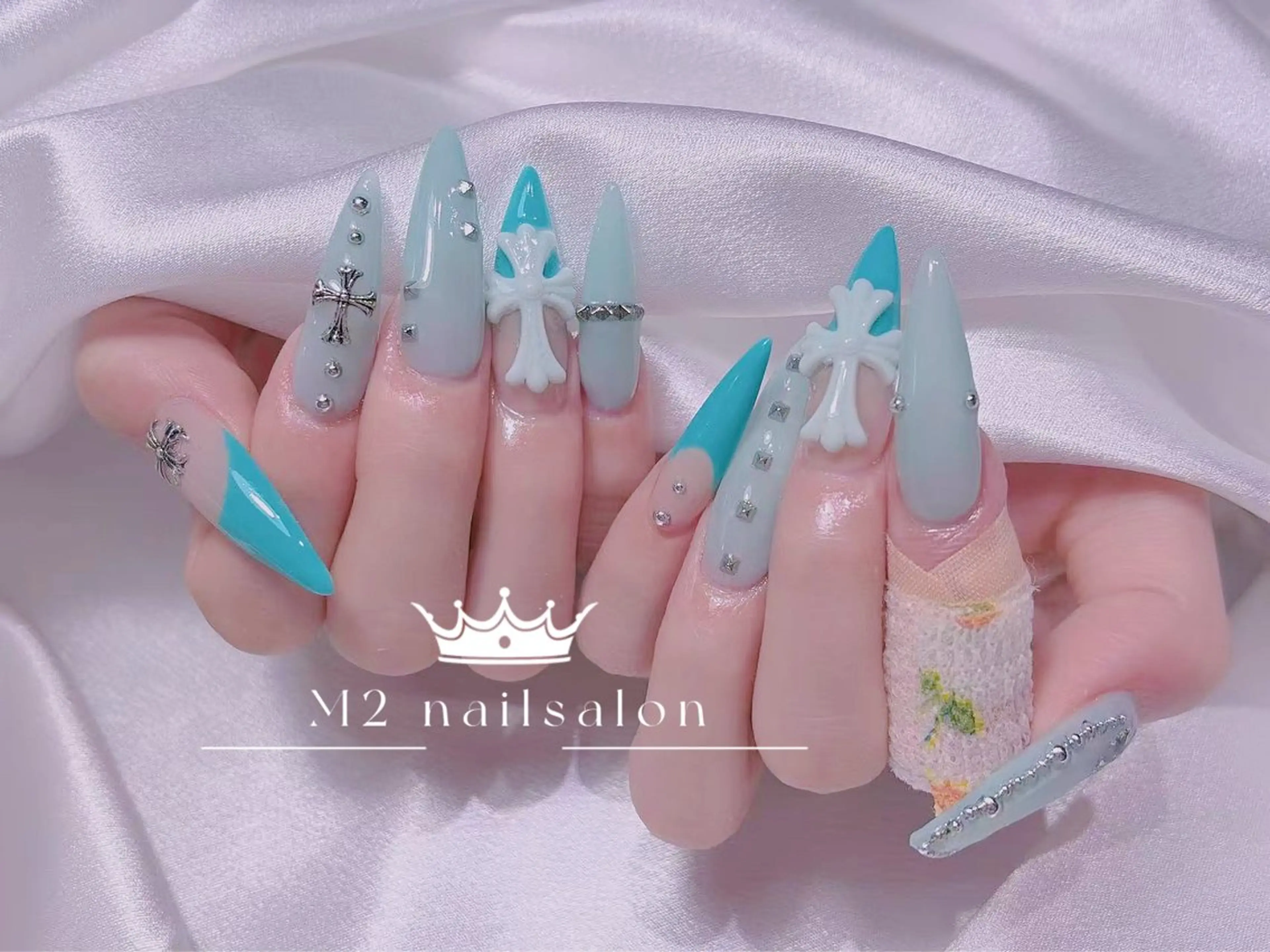 ネイル ハンドネイル 長さだし専門店 M2　rikaのネイルデザイン