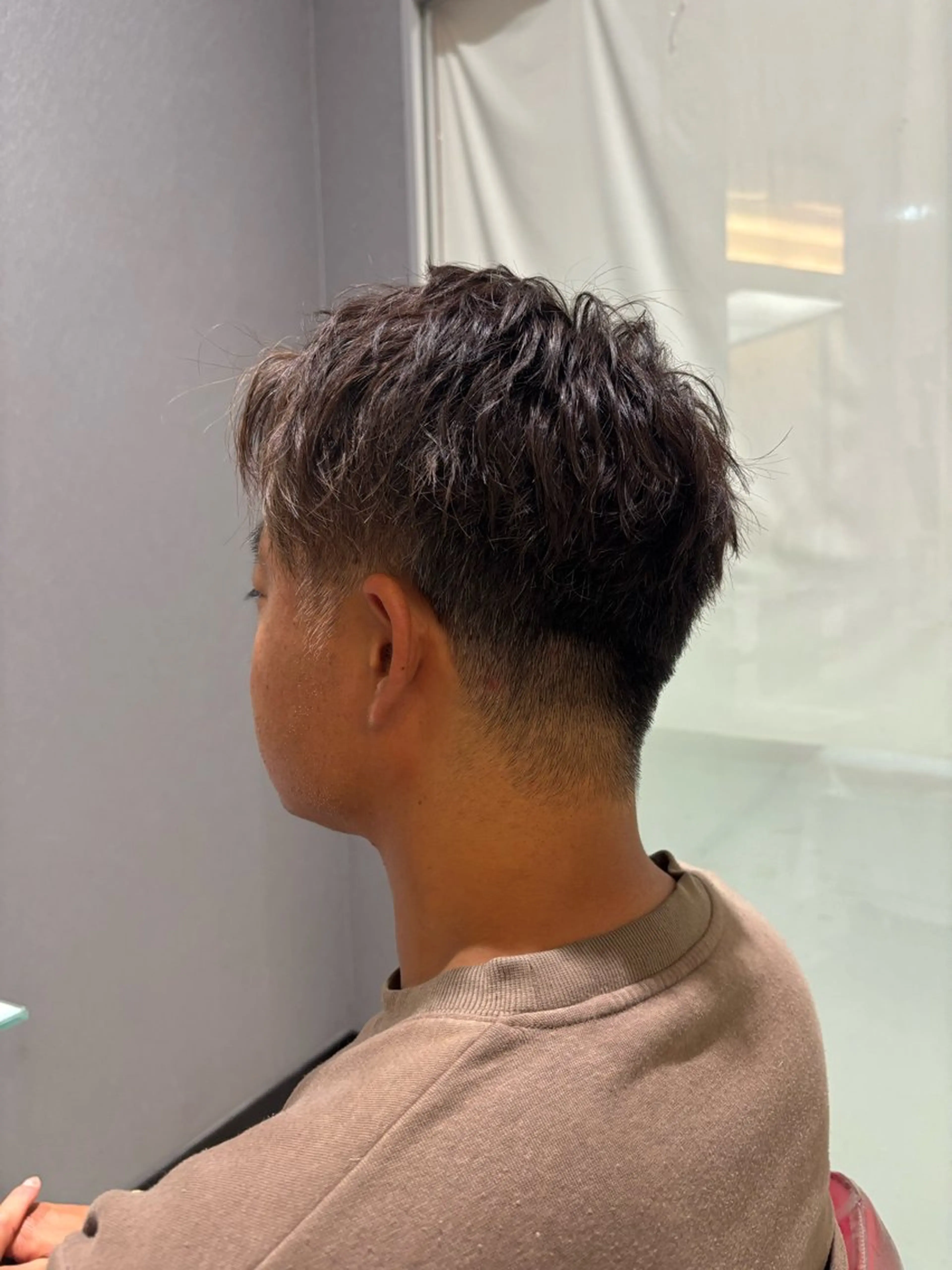 ショート メンズ 🦖透明感カラー 🦖三橋広空のヘアスタイル