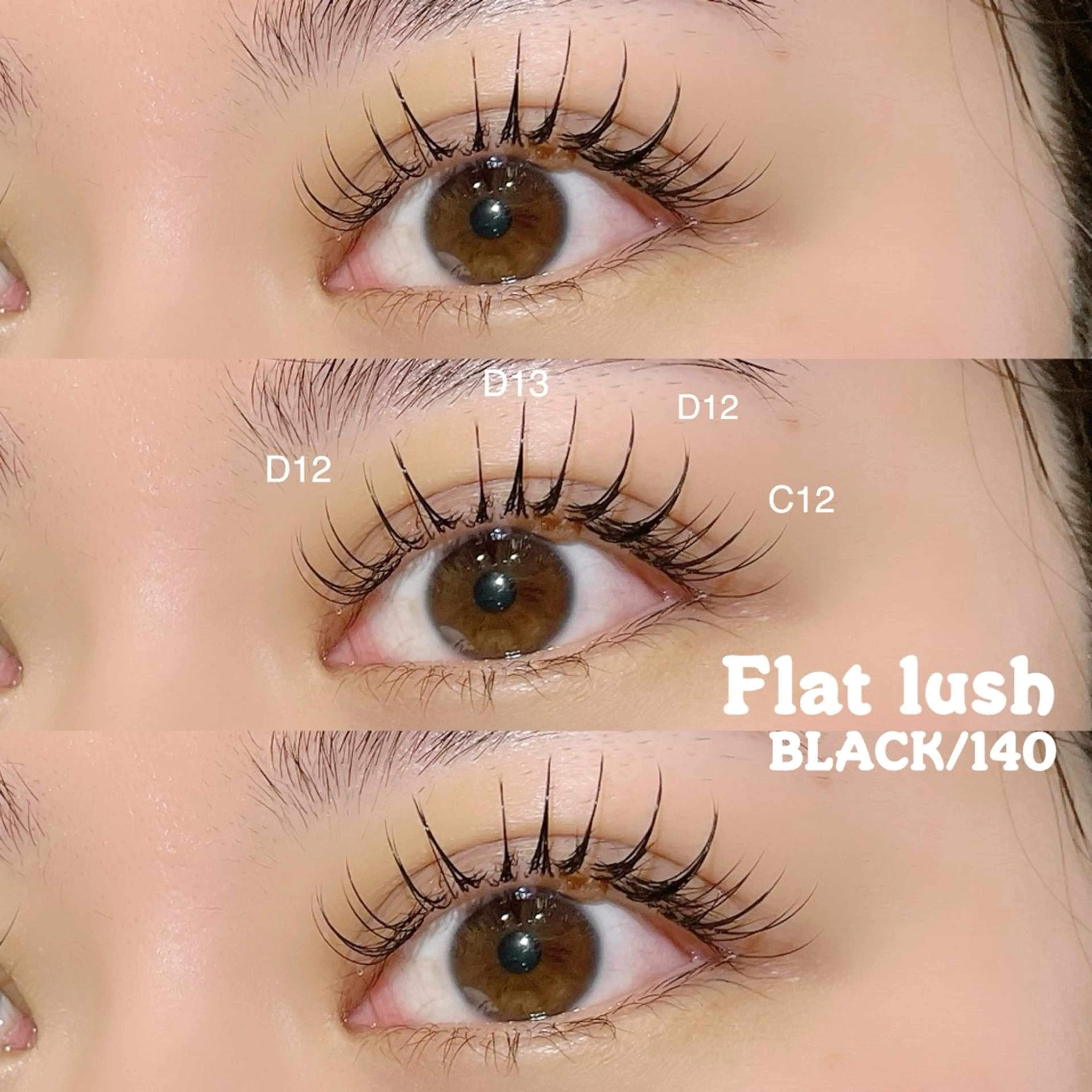 マツエク・マツパ フラットラッシュ mayu 🌷のマツエク・マツパデザイン