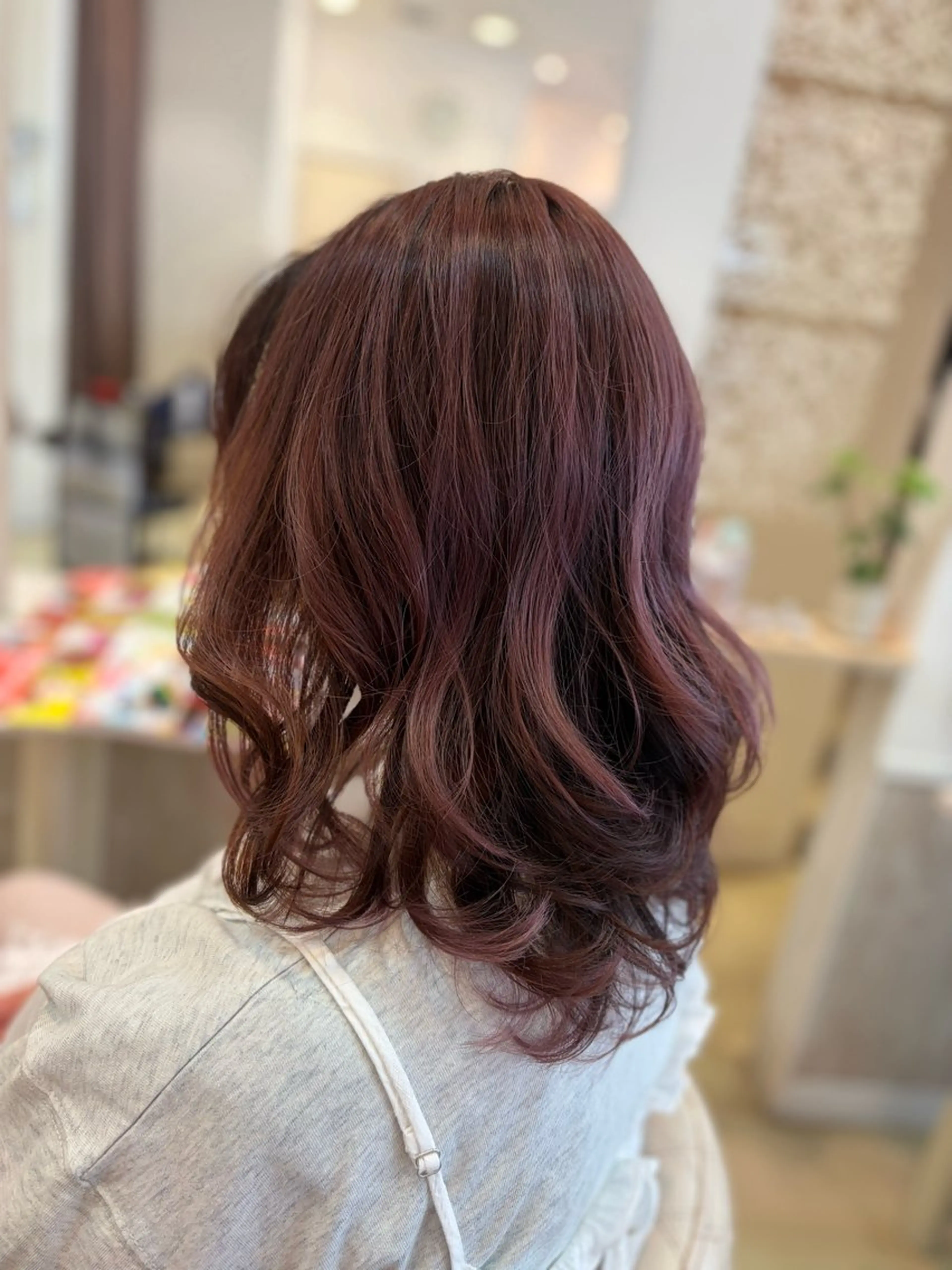 セミロング ヘアカラー トリートメント 橋野 凜のヘアスタイル