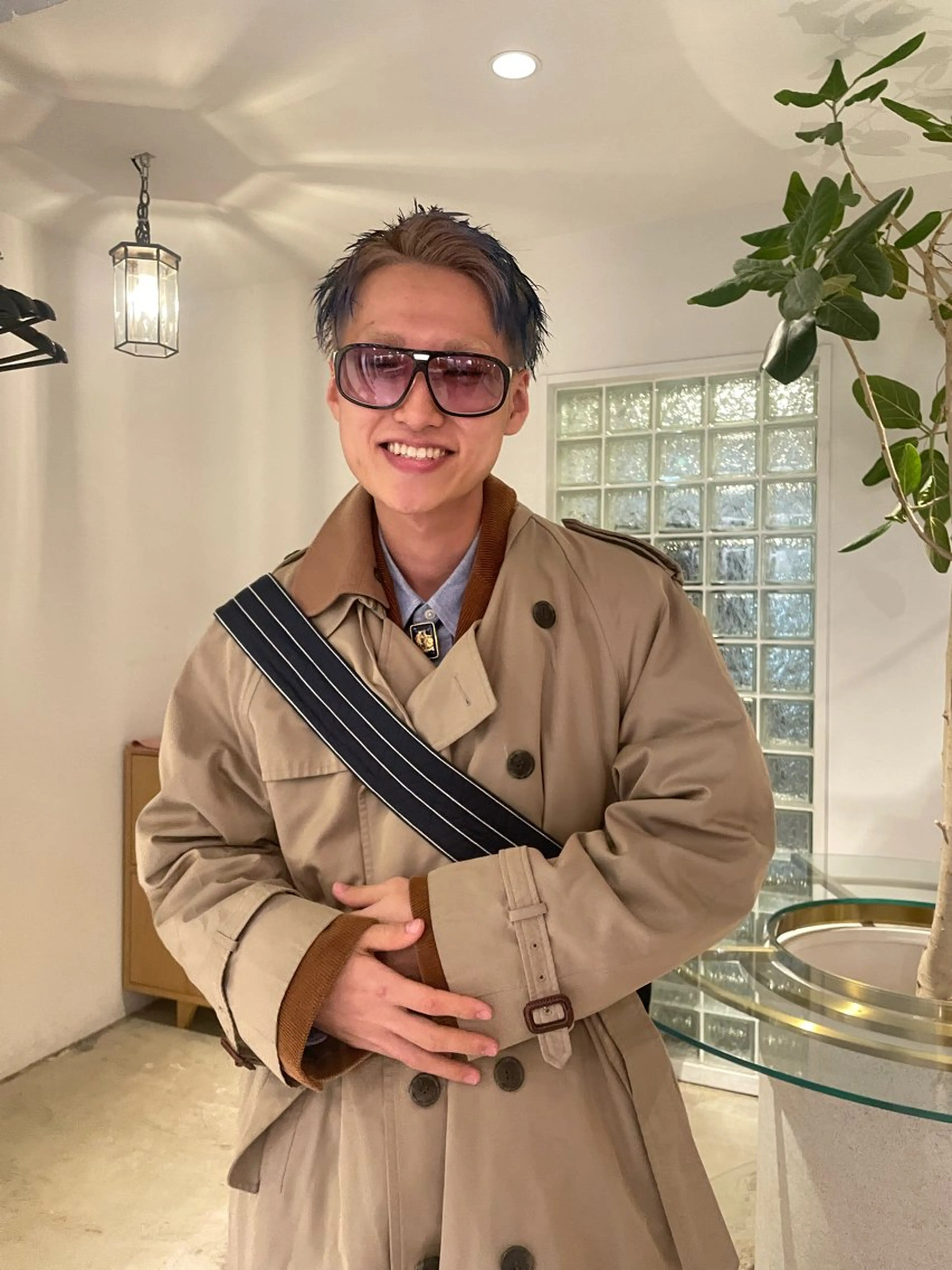 ショート メンズ 柔らかレイヤー× 透け感カラー/SUのヘアスタイル