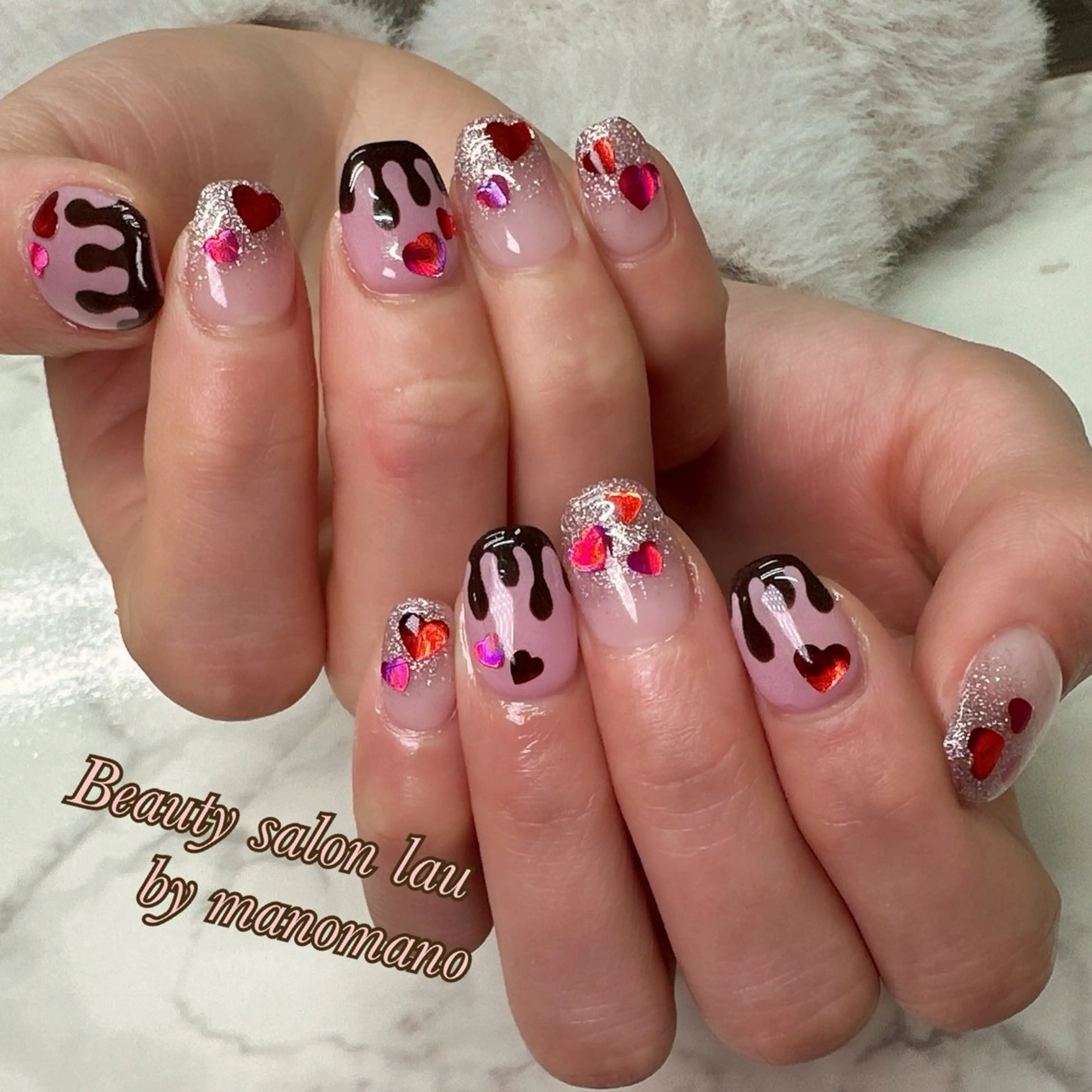 ネイル ラウバイマノマノ なかざとのネイルデザイン