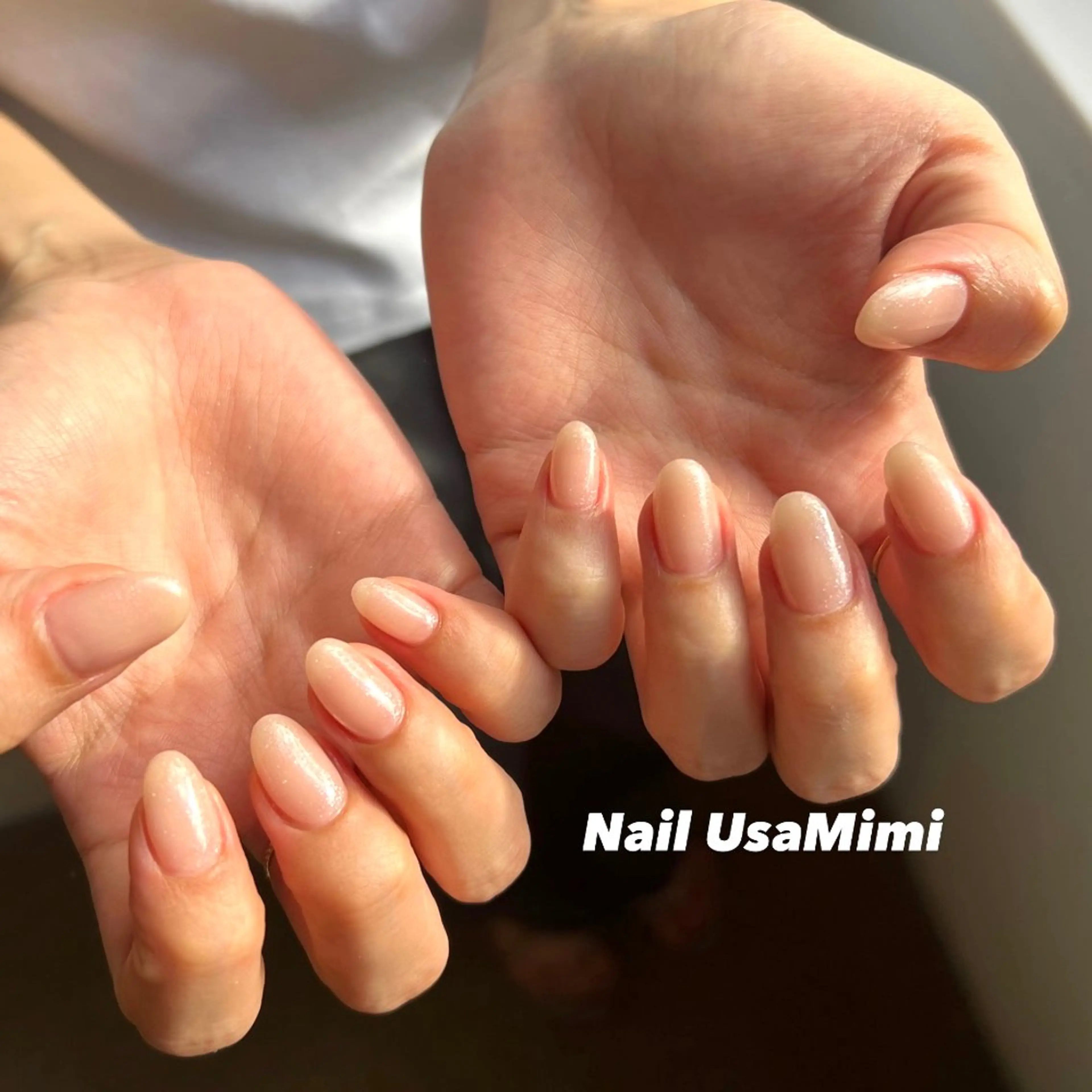 ネイル オーロラネイル フットネイル ジェルネイル 氷ネイル・うるうるネイル キラキラネイル 本町ネイルNail UsaMimiのネイルデザイン