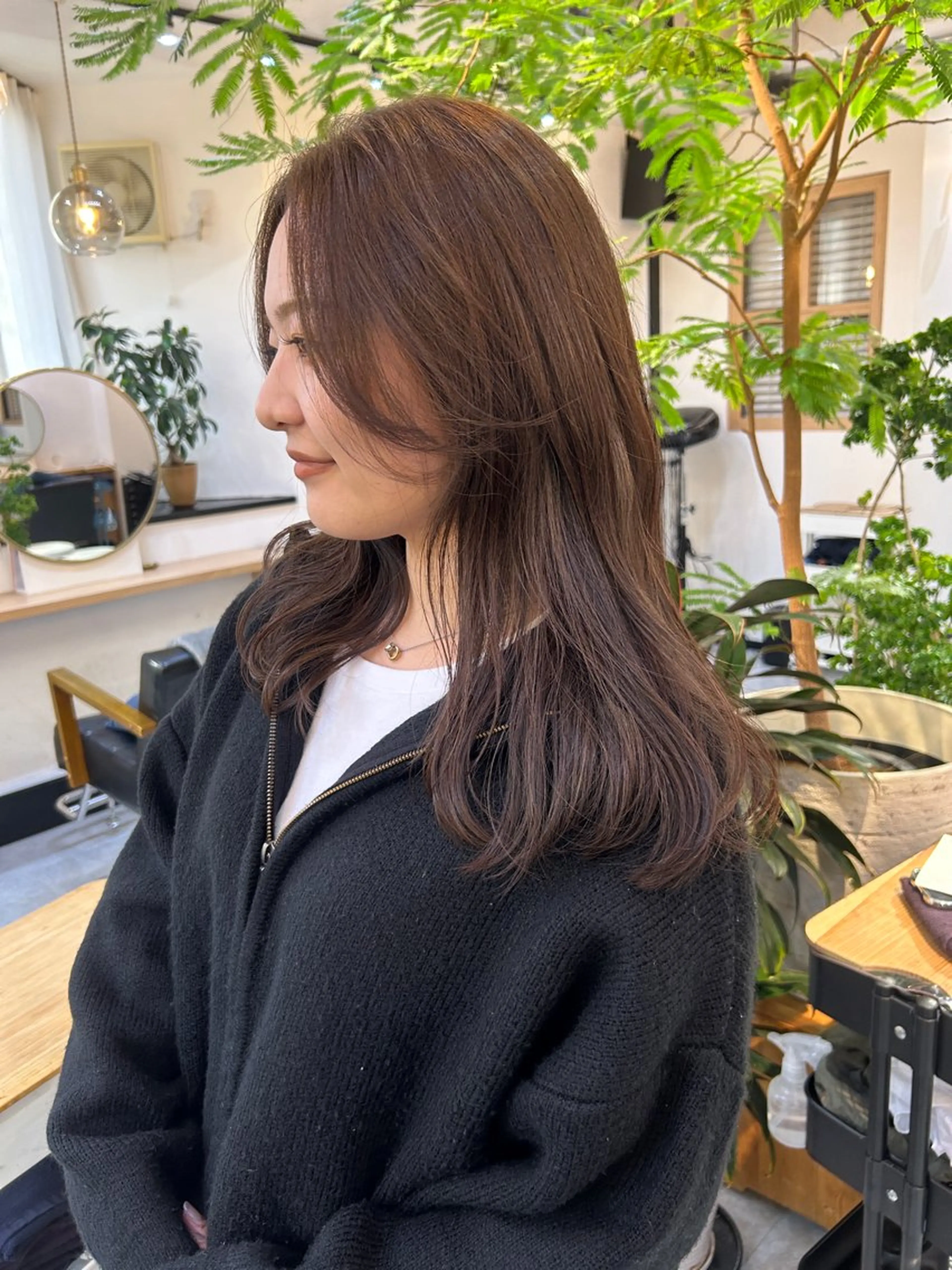 ロング カラー カット ヘアカラー トリートメント CARICIA 白木 由里加/新栄のヘアスタイル