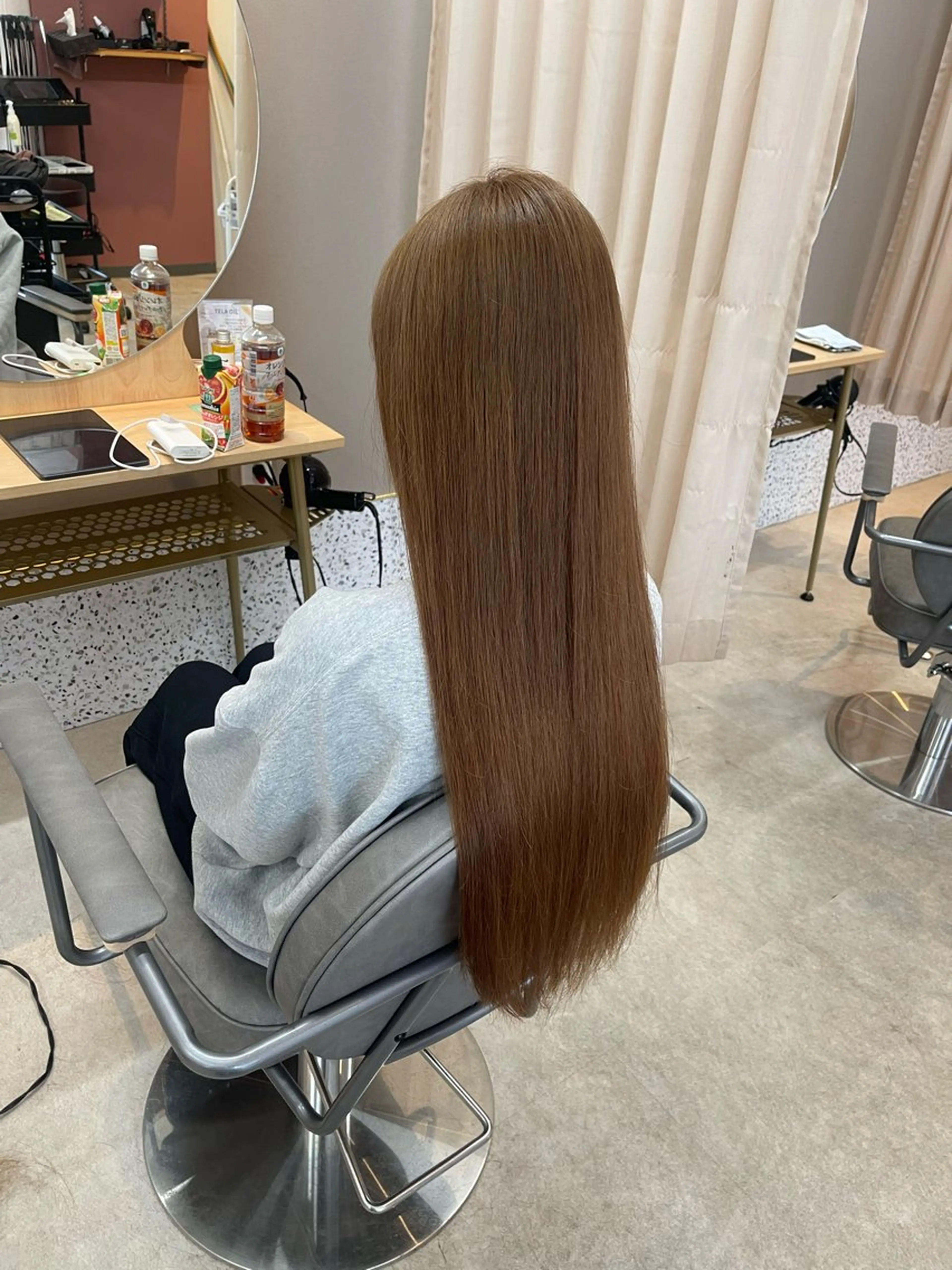 ロング ヘアカラー トリートメント TELAHAIR上福岡所属・✨透明感カラー✨ 🌈艶カラー🌈のヘアスタイル