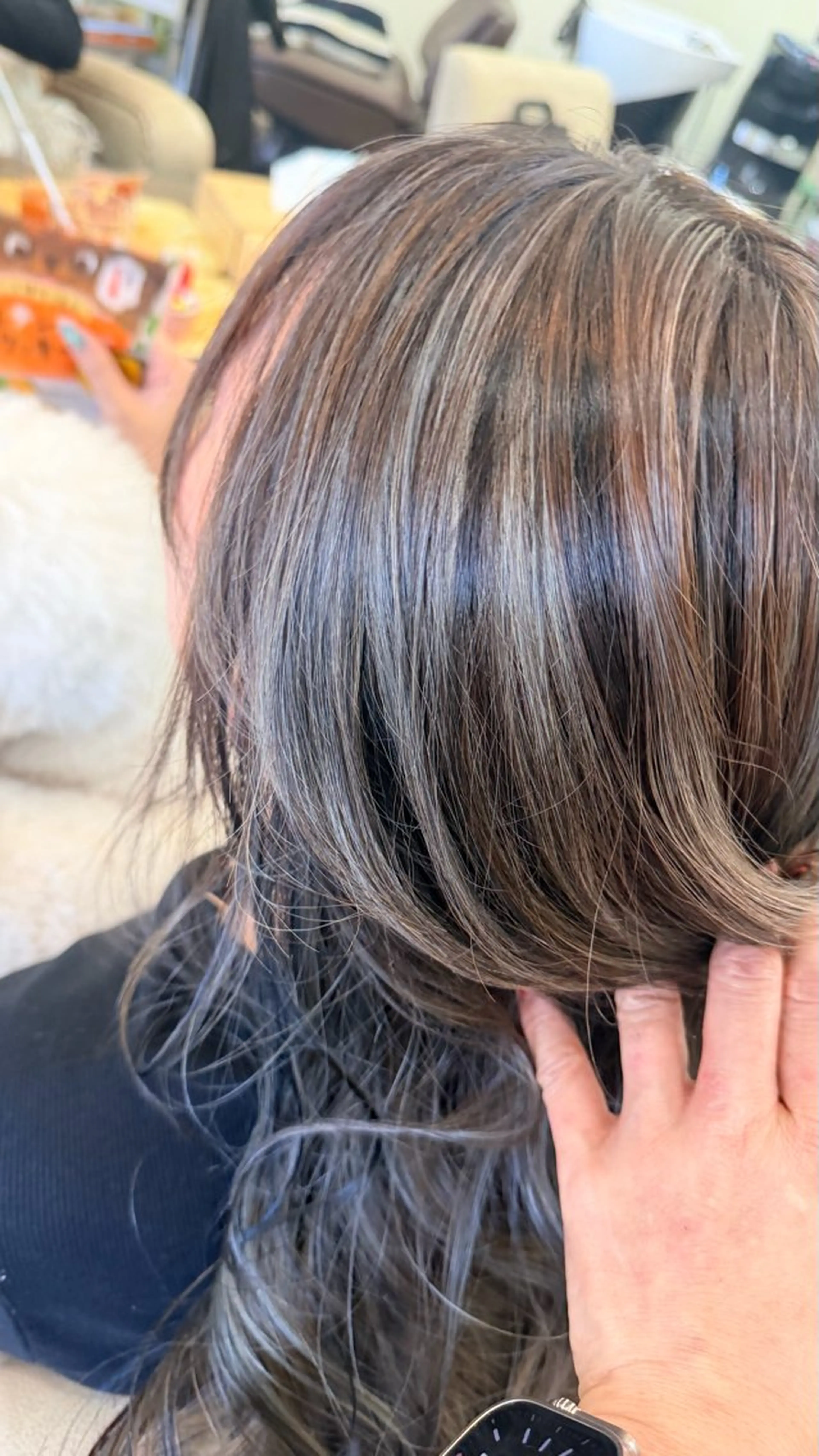 ロング カラー ヘアカラー トリートメント 鶴見 和美のヘアスタイル