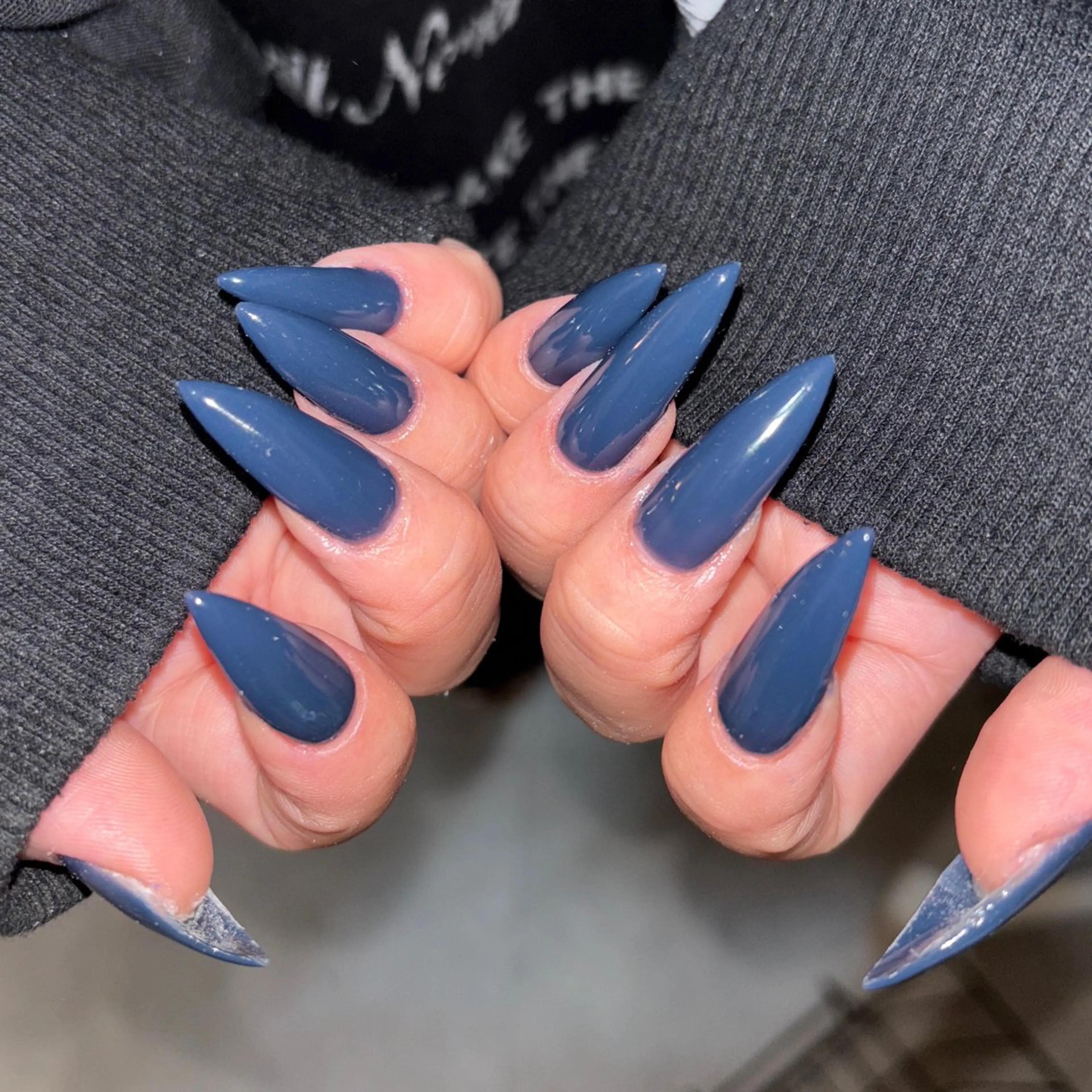 チップ長さだしワンカラー/ラメグラ/マグネット(初回オフ無料)の写真