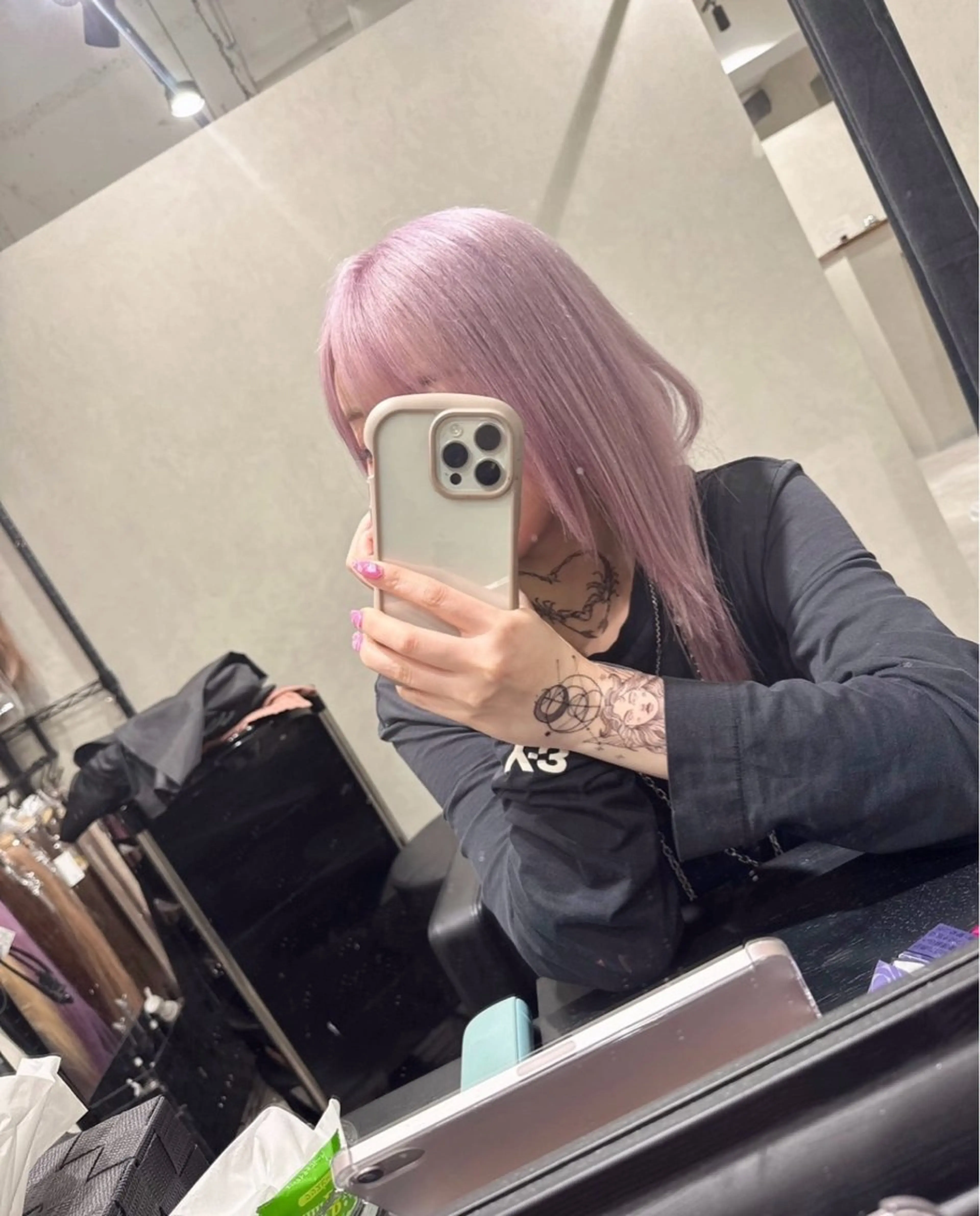 ミディアム ヘアカラー トリートメント シシド ユウスケ Aceのヘアスタイル