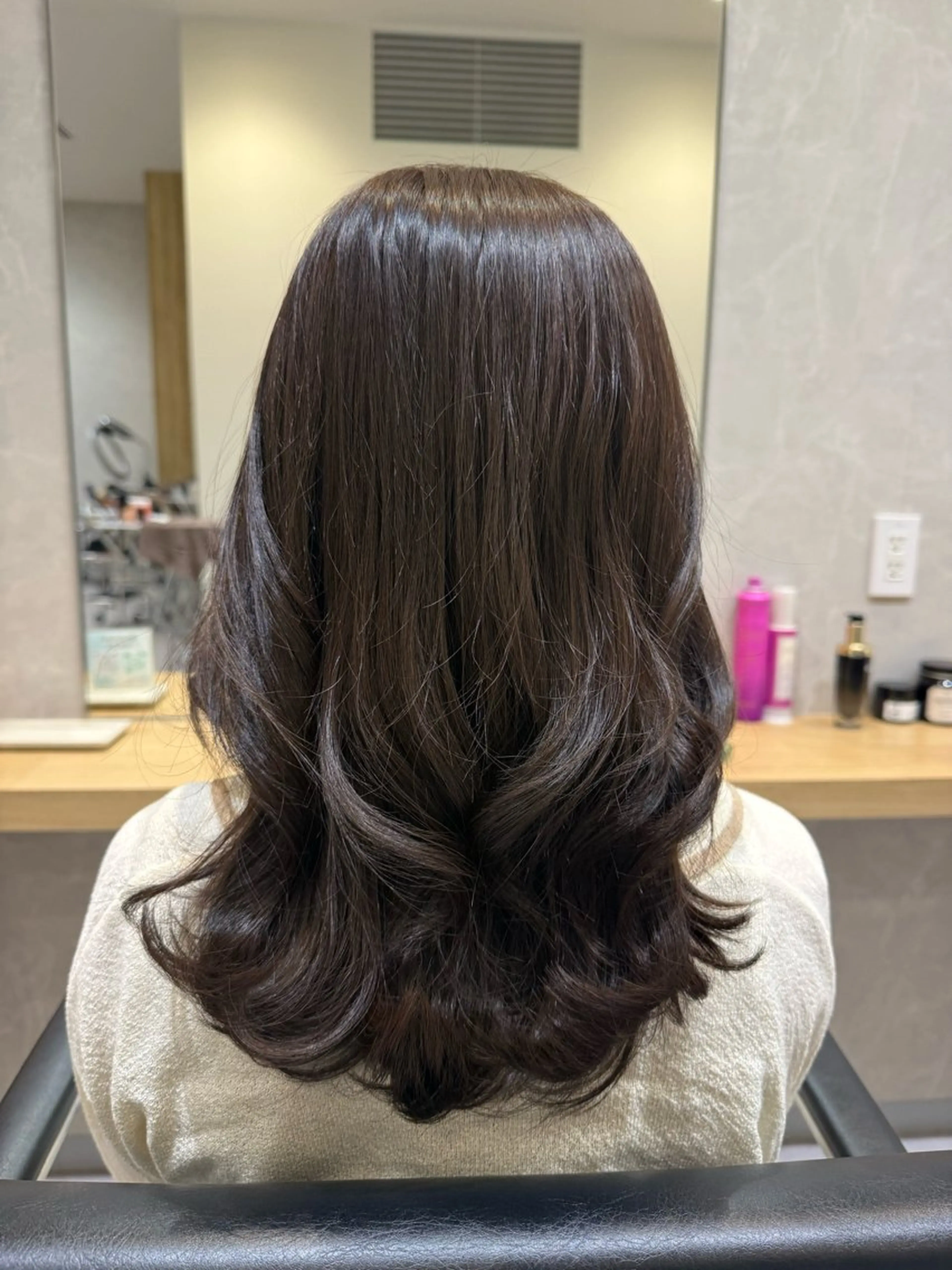 カラー ブラウンカラー 透明感カラー ヘアカラー 長谷川 紗羅のヘアスタイル