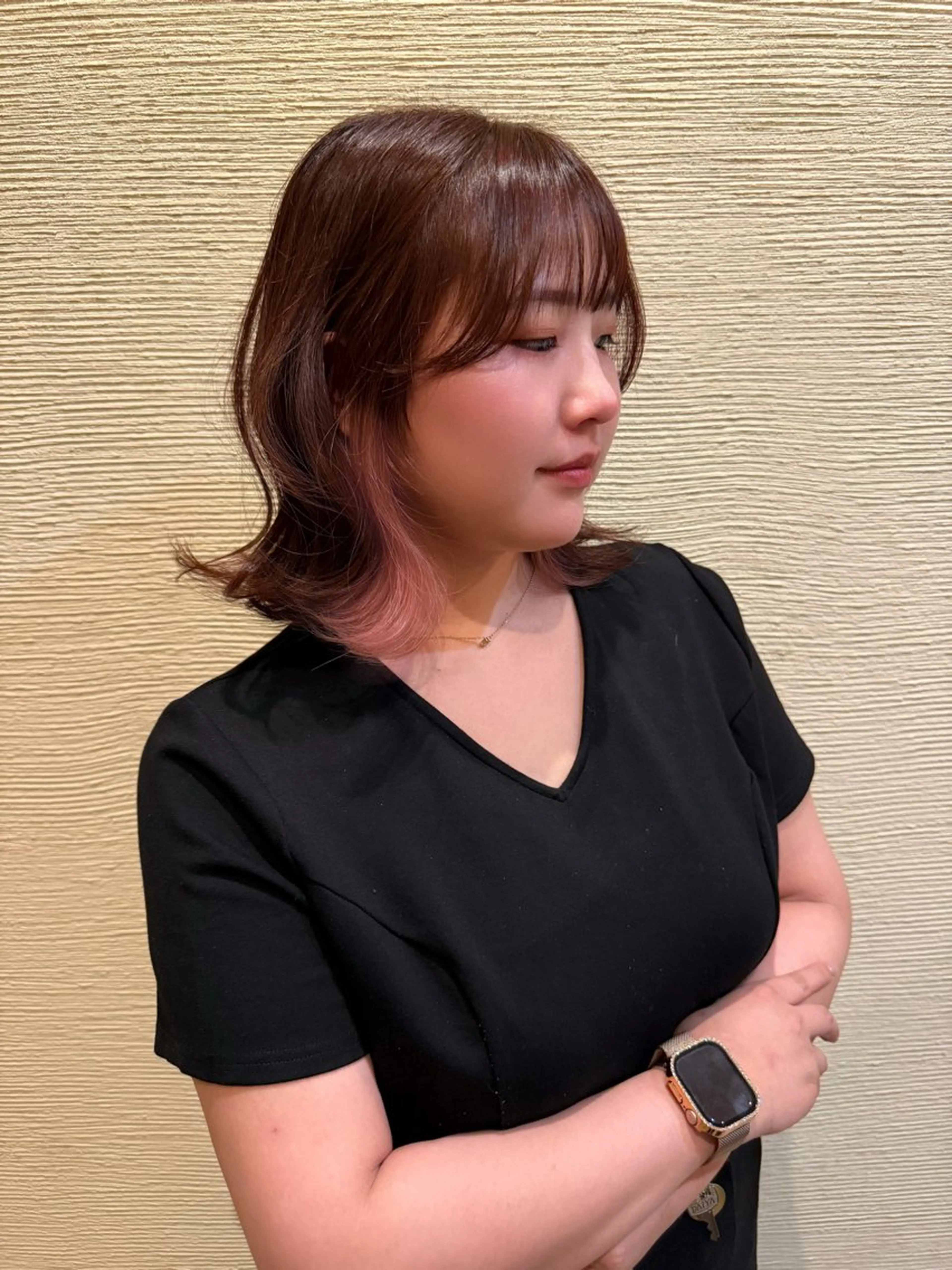 ショート カラー インナーカラー ショートヘア カット ヘアカラー トリートメント 艶カラー/メンズ パーマ/伊藤愛麻のヘアスタイル