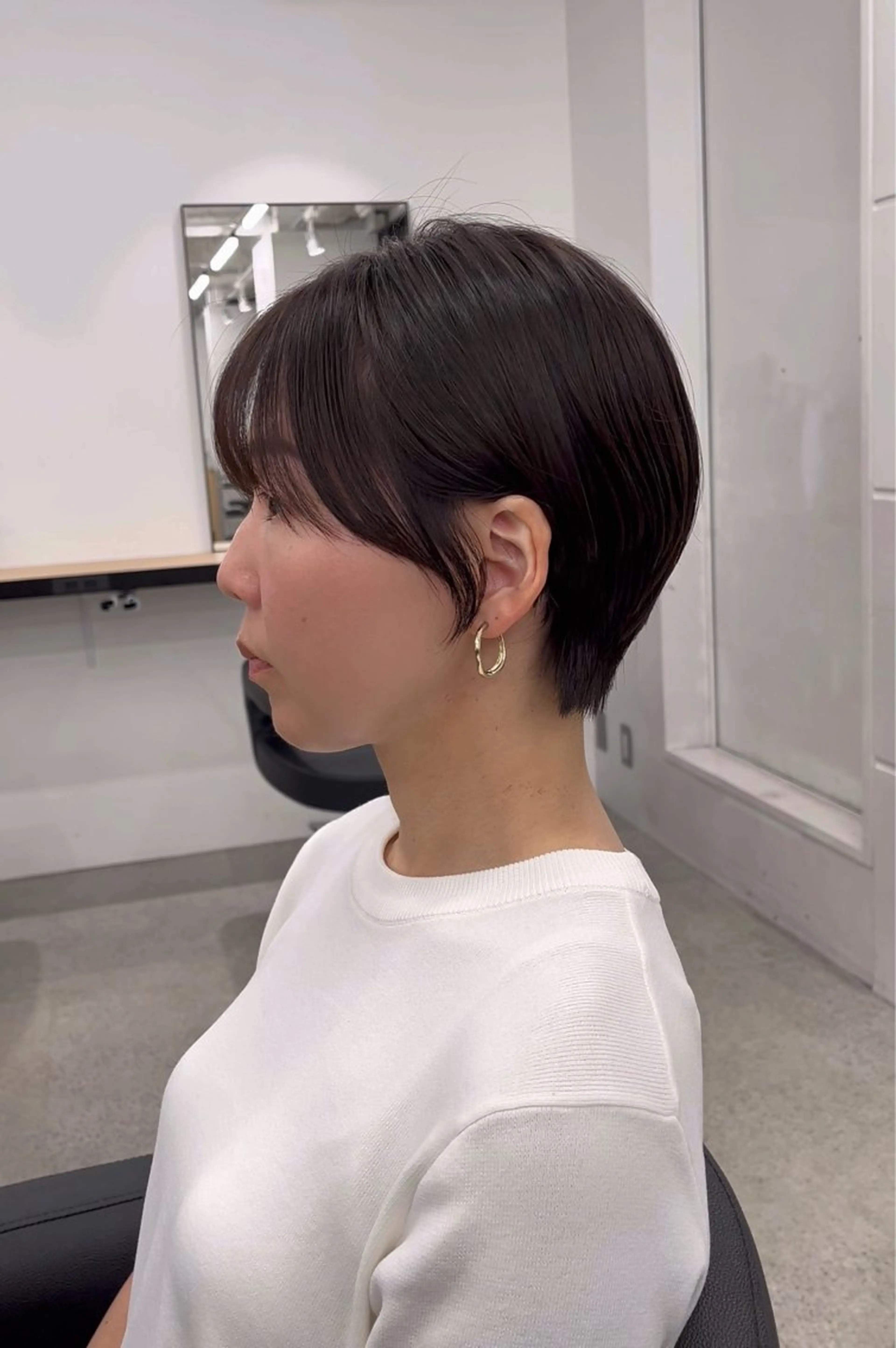 ショート 縮毛矯正/ハイトーン /パーマ/せき🧸のヘアスタイル