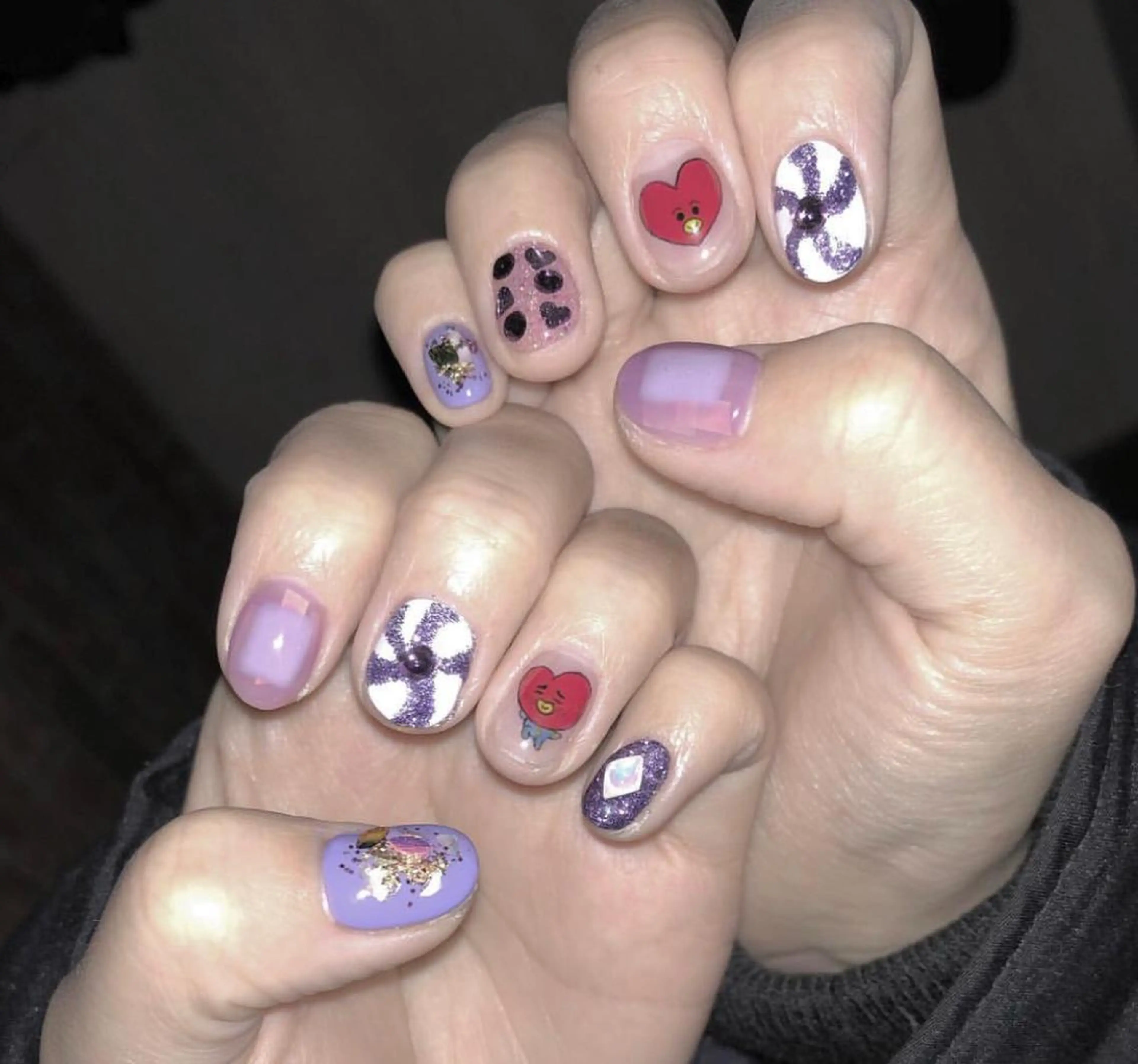 ネイル ハンドネイル パラあり！フィルイン 美フォルムのネイルデザイン