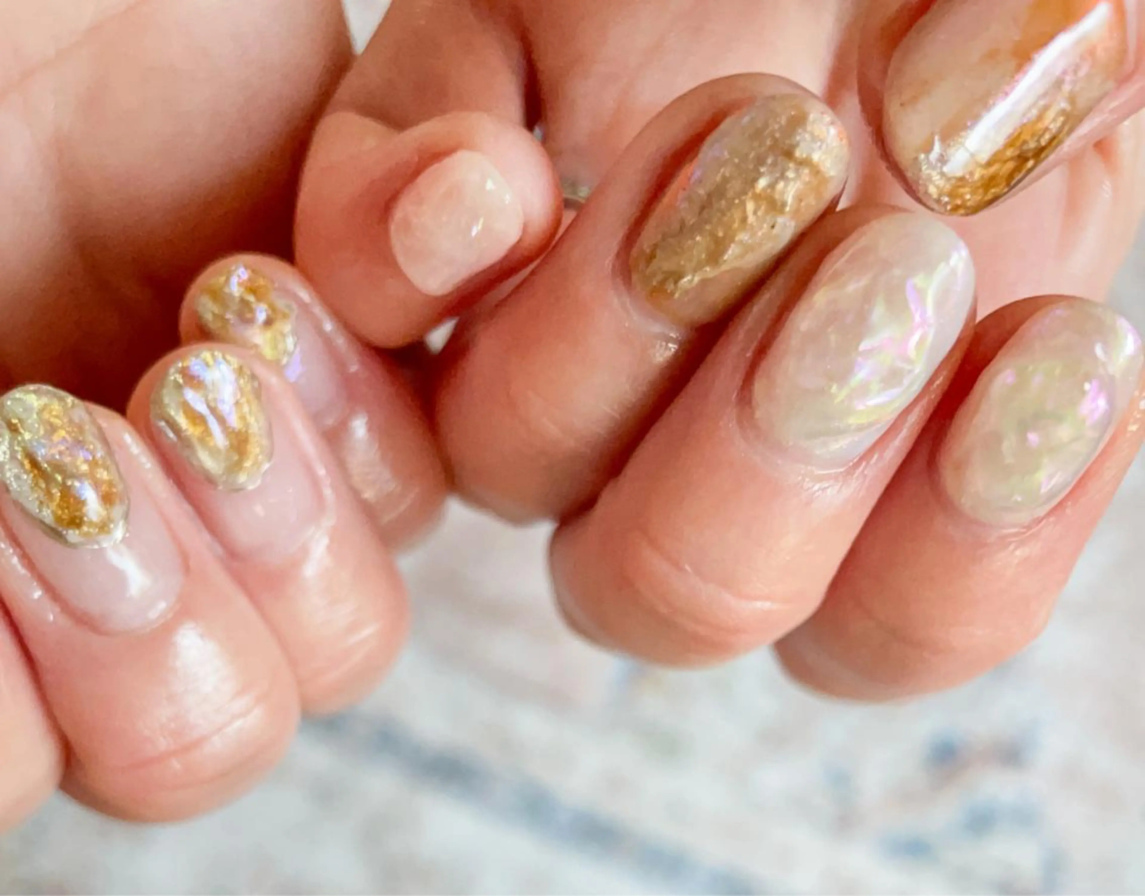 ネイル オーロラネイル Lira nailのネイルデザイン