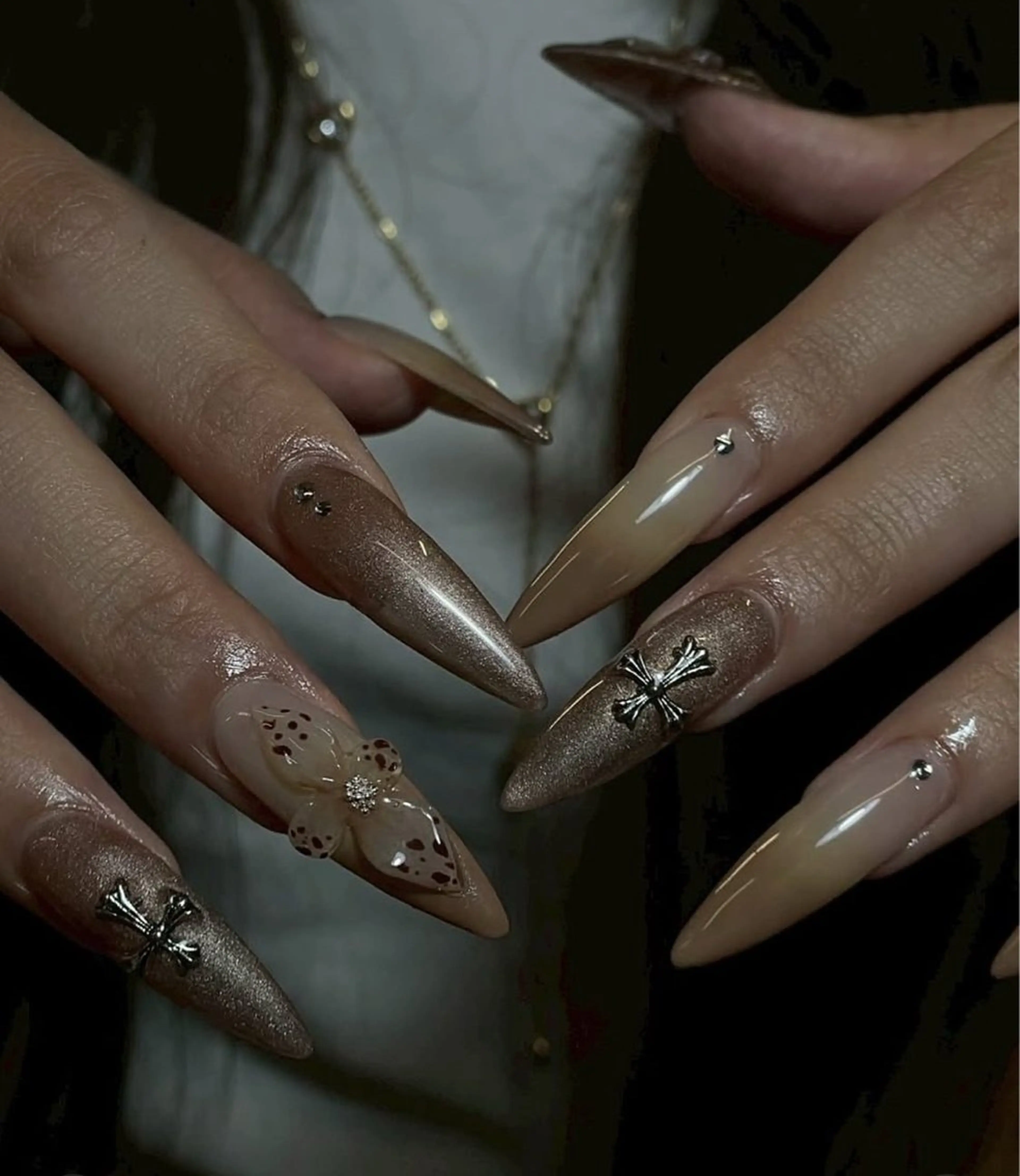 ネイル フレンチネイル グラデーション 韓国ネイル マグネットネイル シンプルネイル CoMo Nailのネイルデザイン
