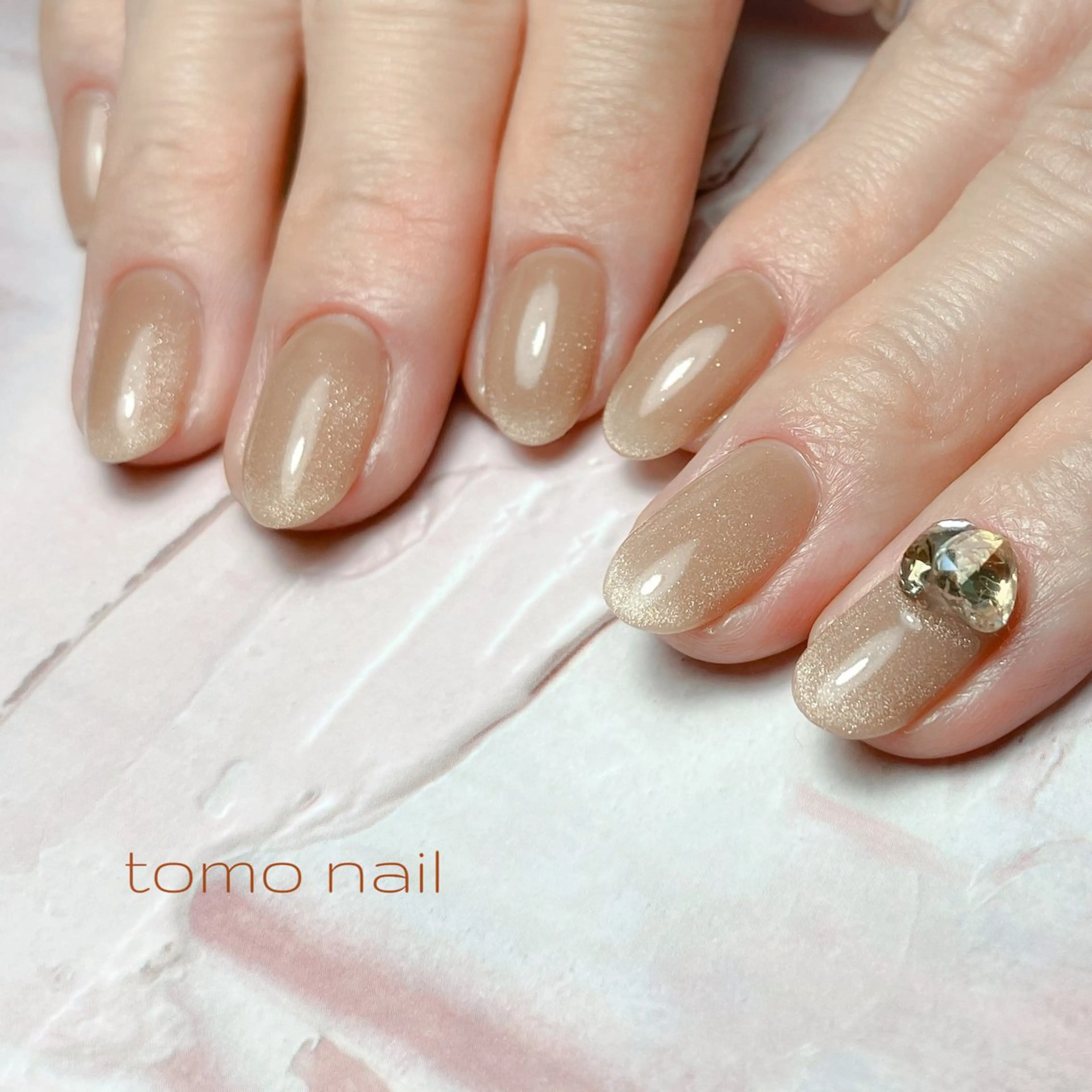 ミディアム ハンドネイル nail salon tomoのネイルデザイン