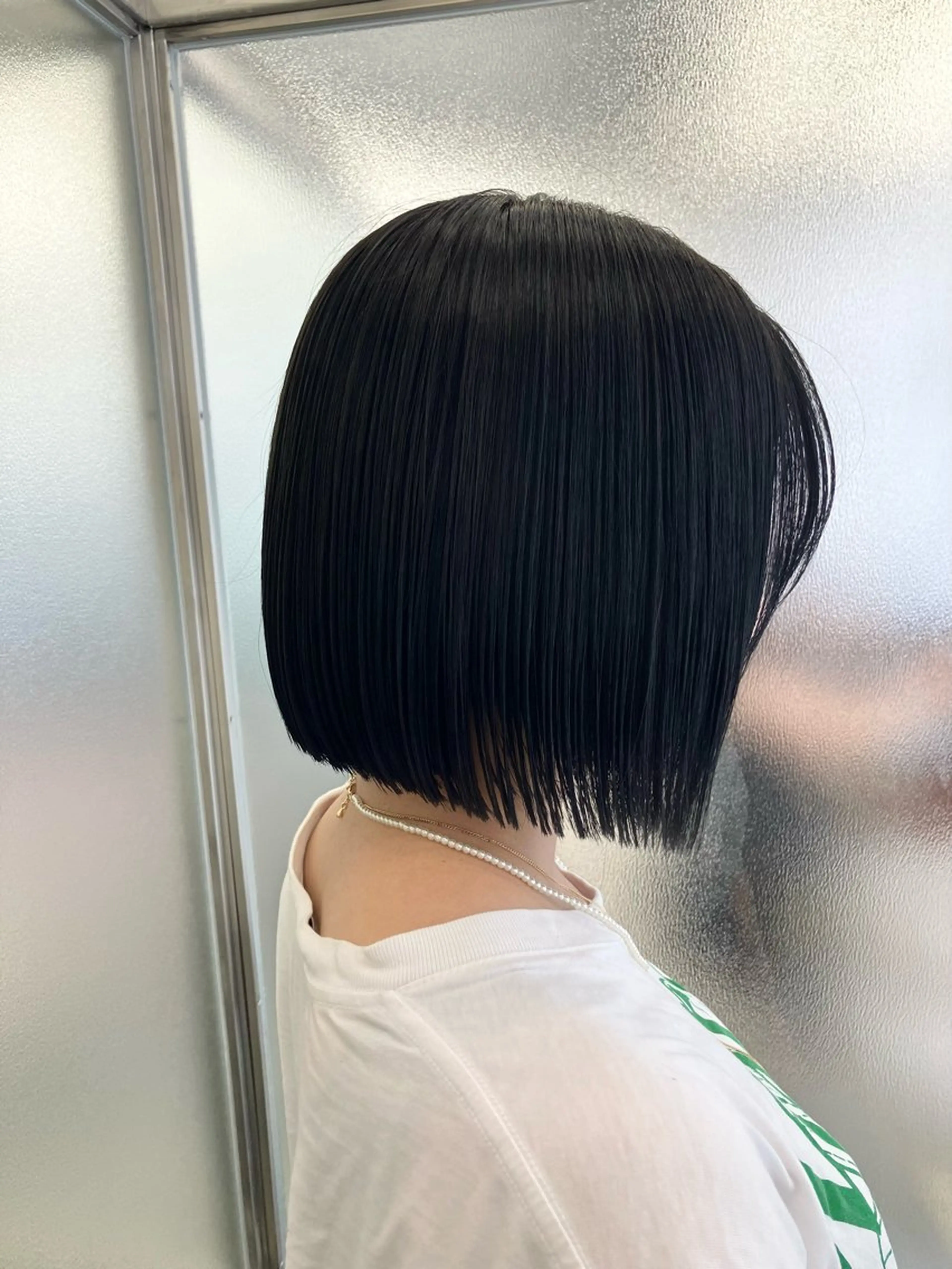 ミディアム ボブ 髪質改善/艶カラー 縮毛矯正/みほのヘアスタイル