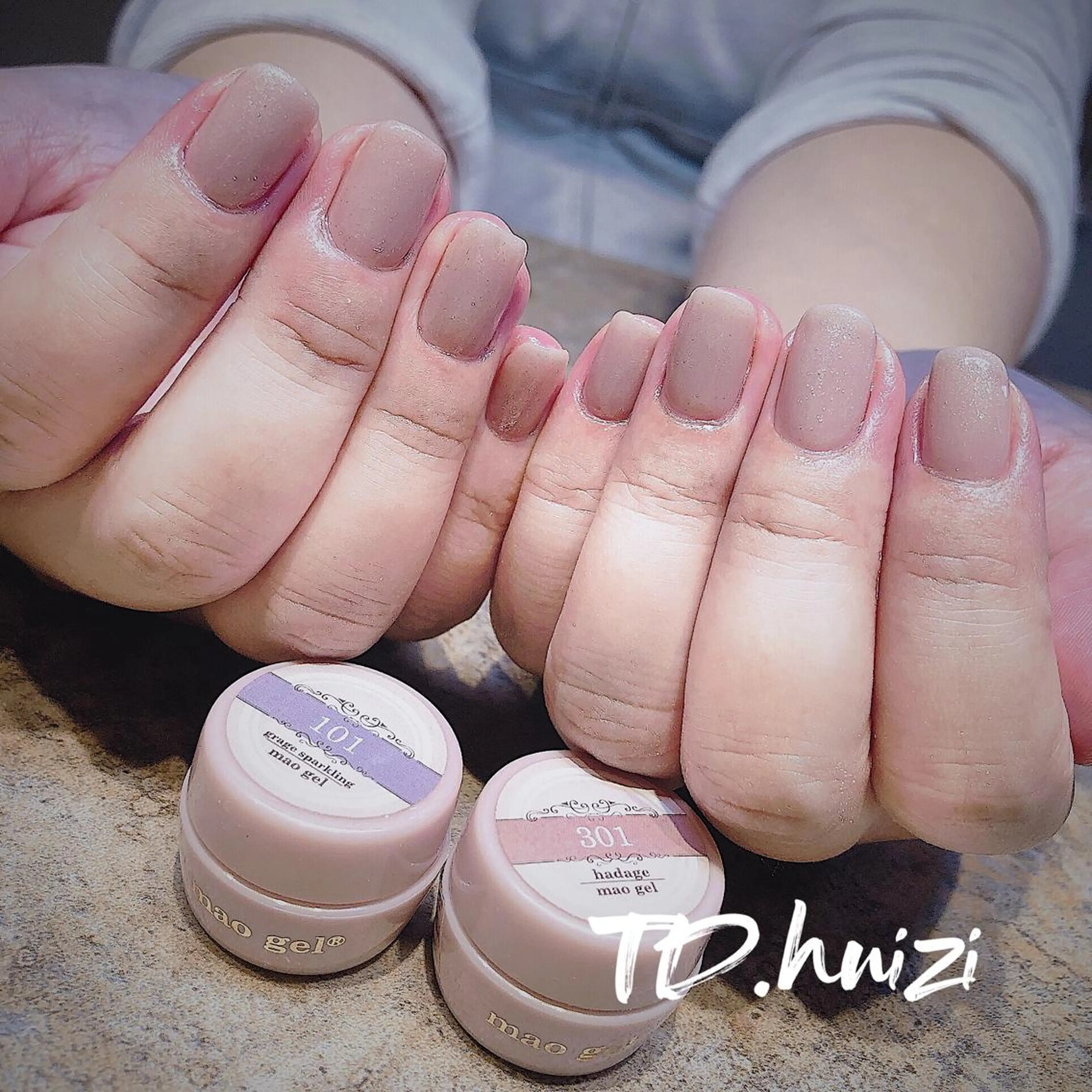 ショート めぐみのネイルサロン スタッフ練習のネイルデザイン