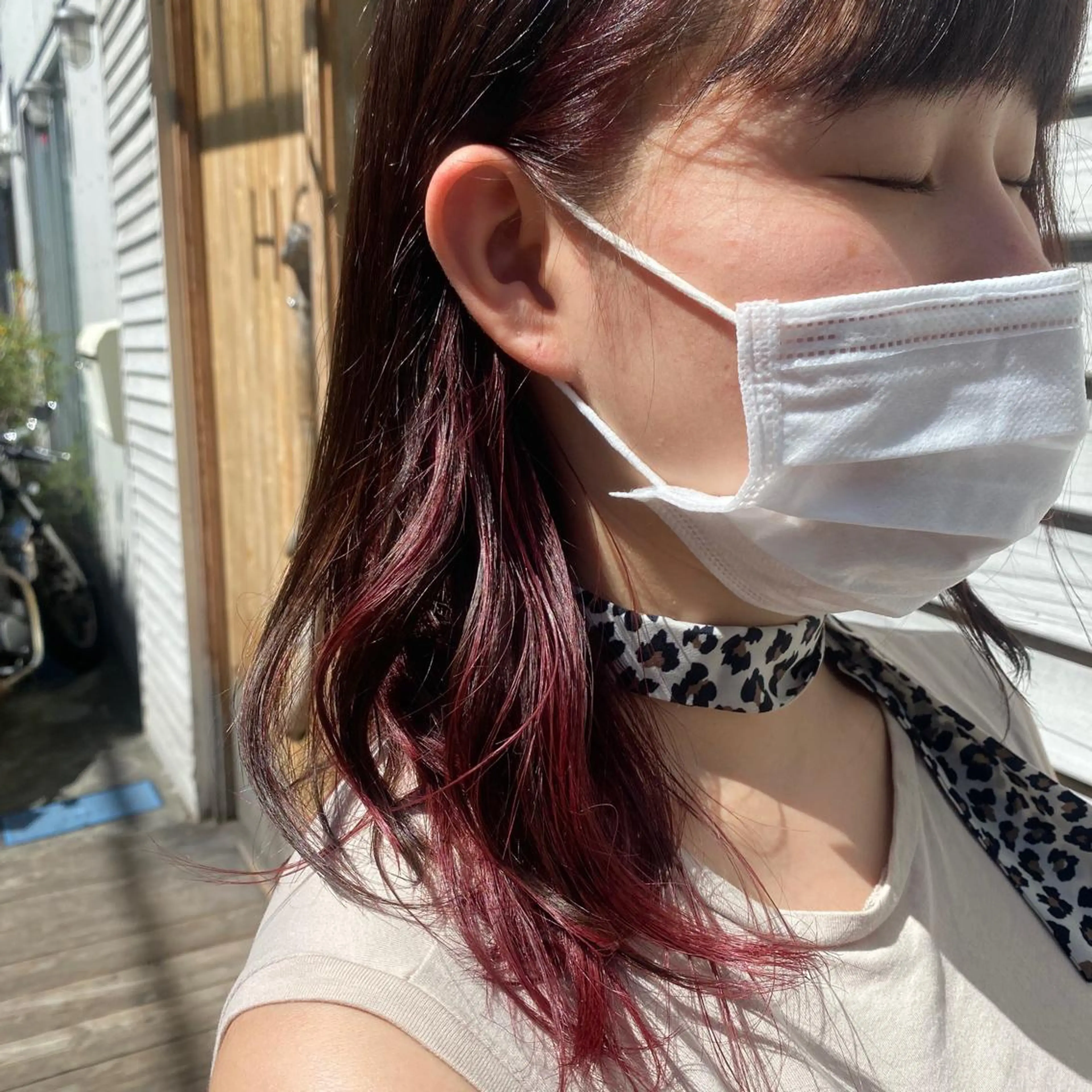 セミロング カラー 🪭risa 暖色/レイヤー🪭のヘアスタイル