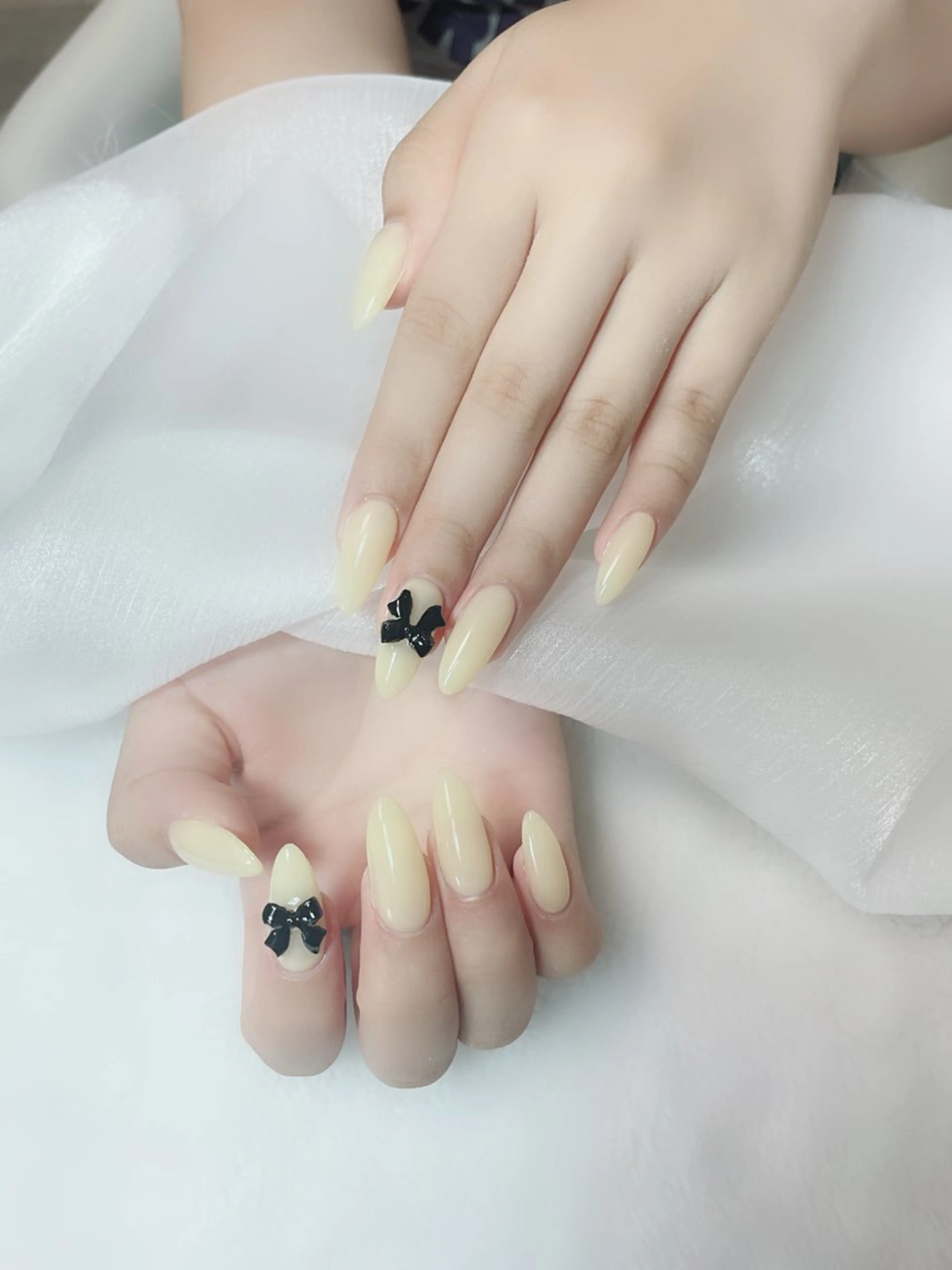 ネイル 長さ出し ネイルチップ Amina nail salonのネイルデザイン