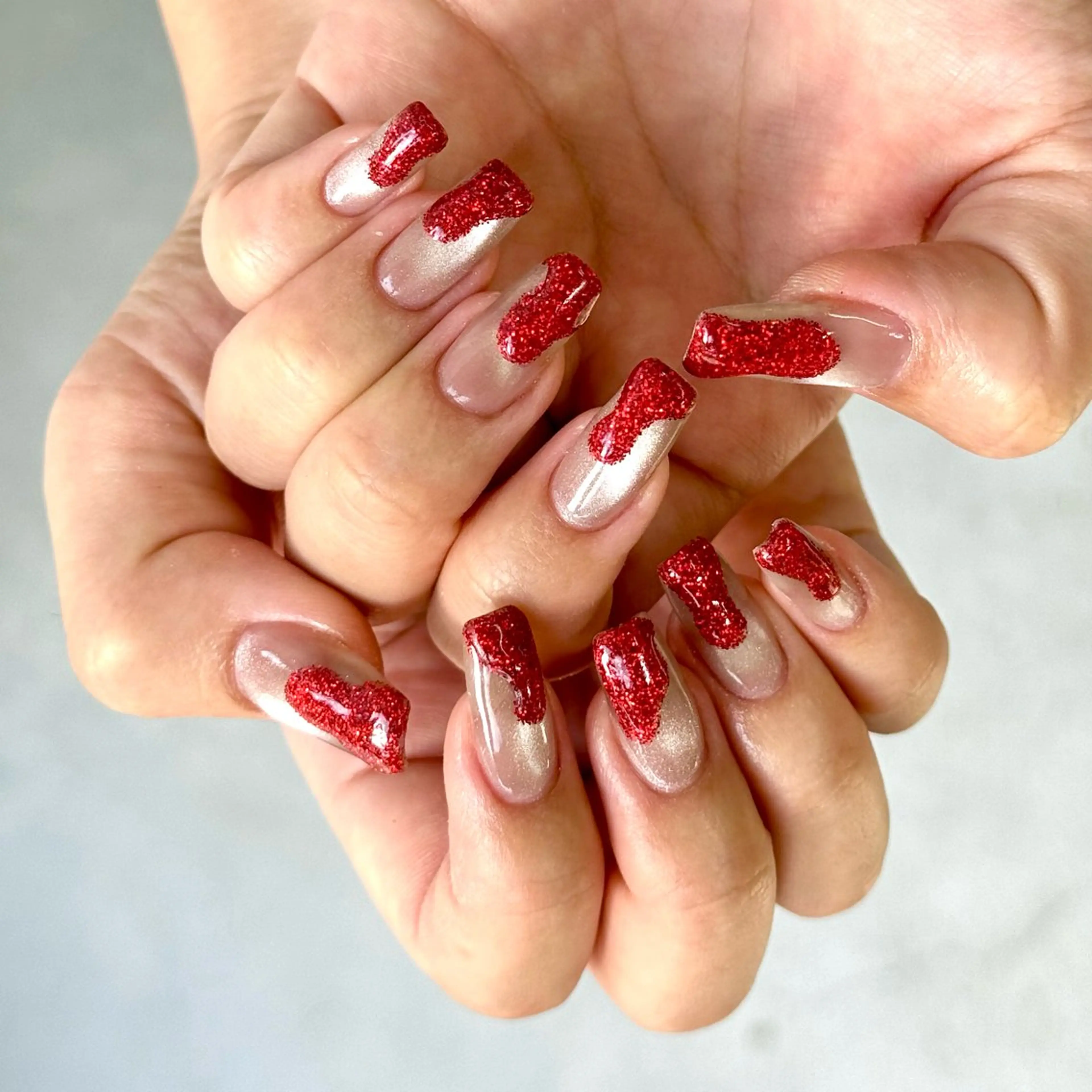 ネイル ラメ(グリッター) マグネットネイル ハンドネイル HARUKA ネイリスト福岡/薬院のネイルデザイン