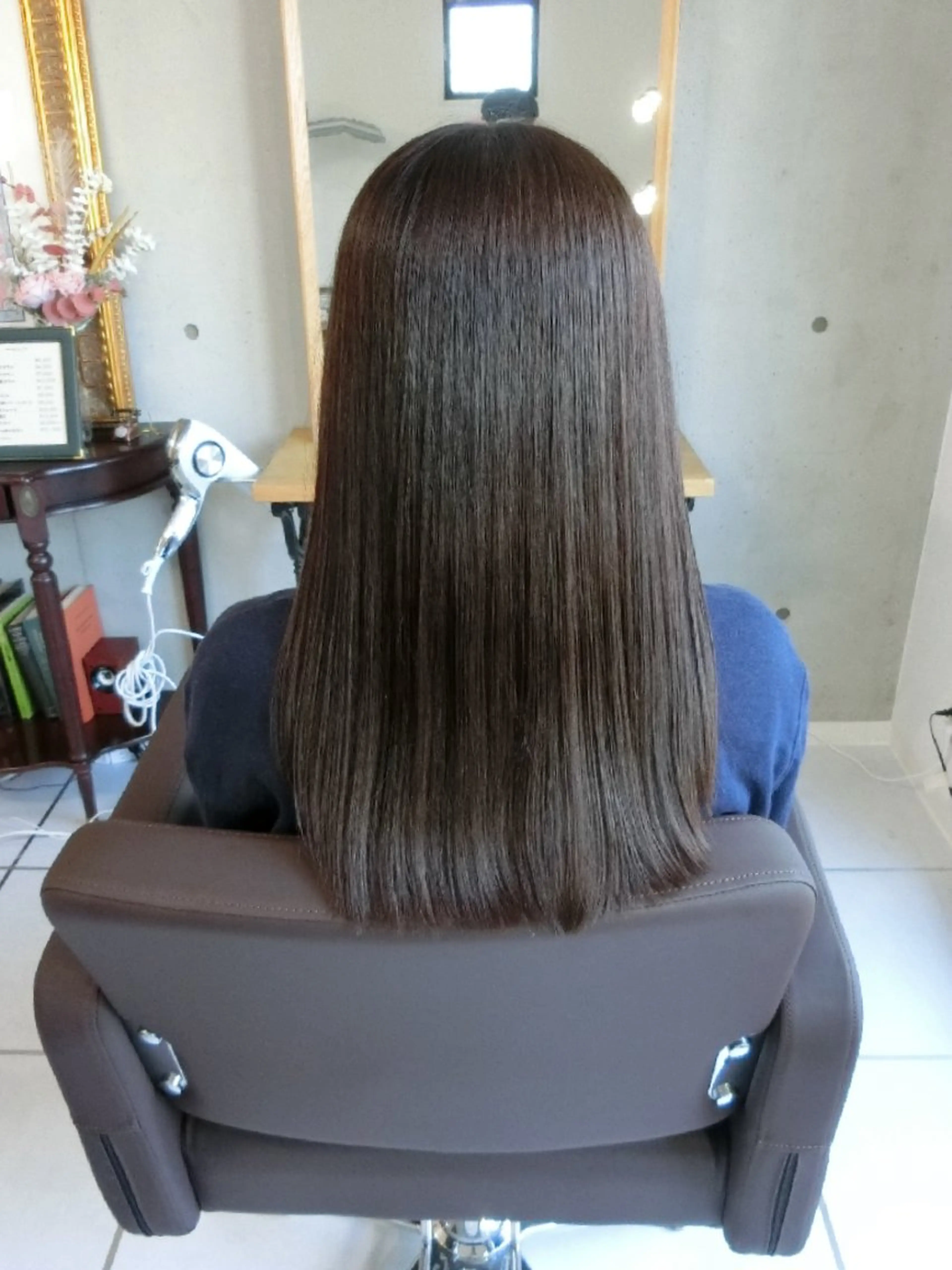 ロング アッシュ アッシュブラウン ma cherie 　naoのヘアスタイル