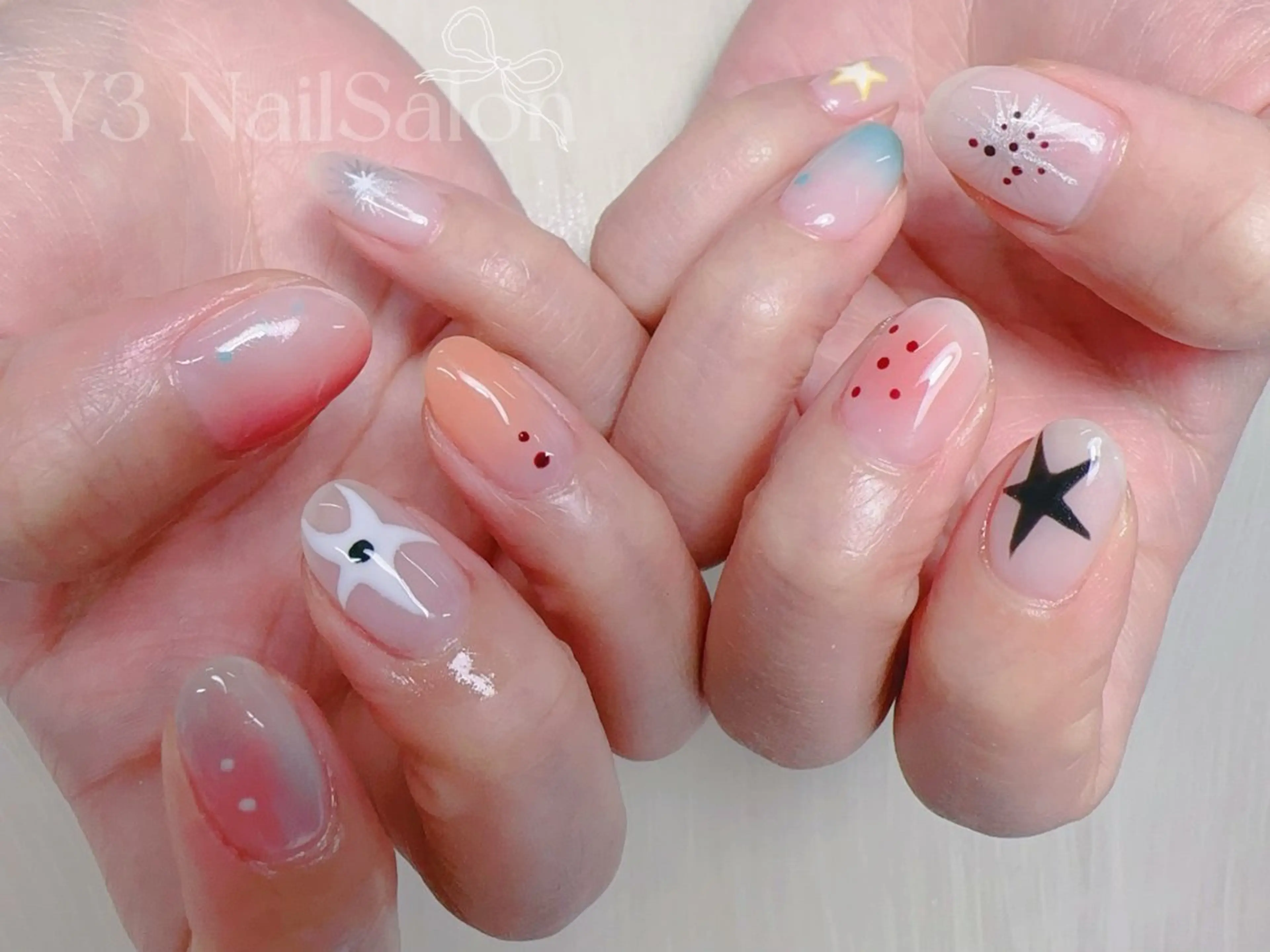 ネイル 持ち込み ハンドネイル Y3 NailSalonのネイルデザイン