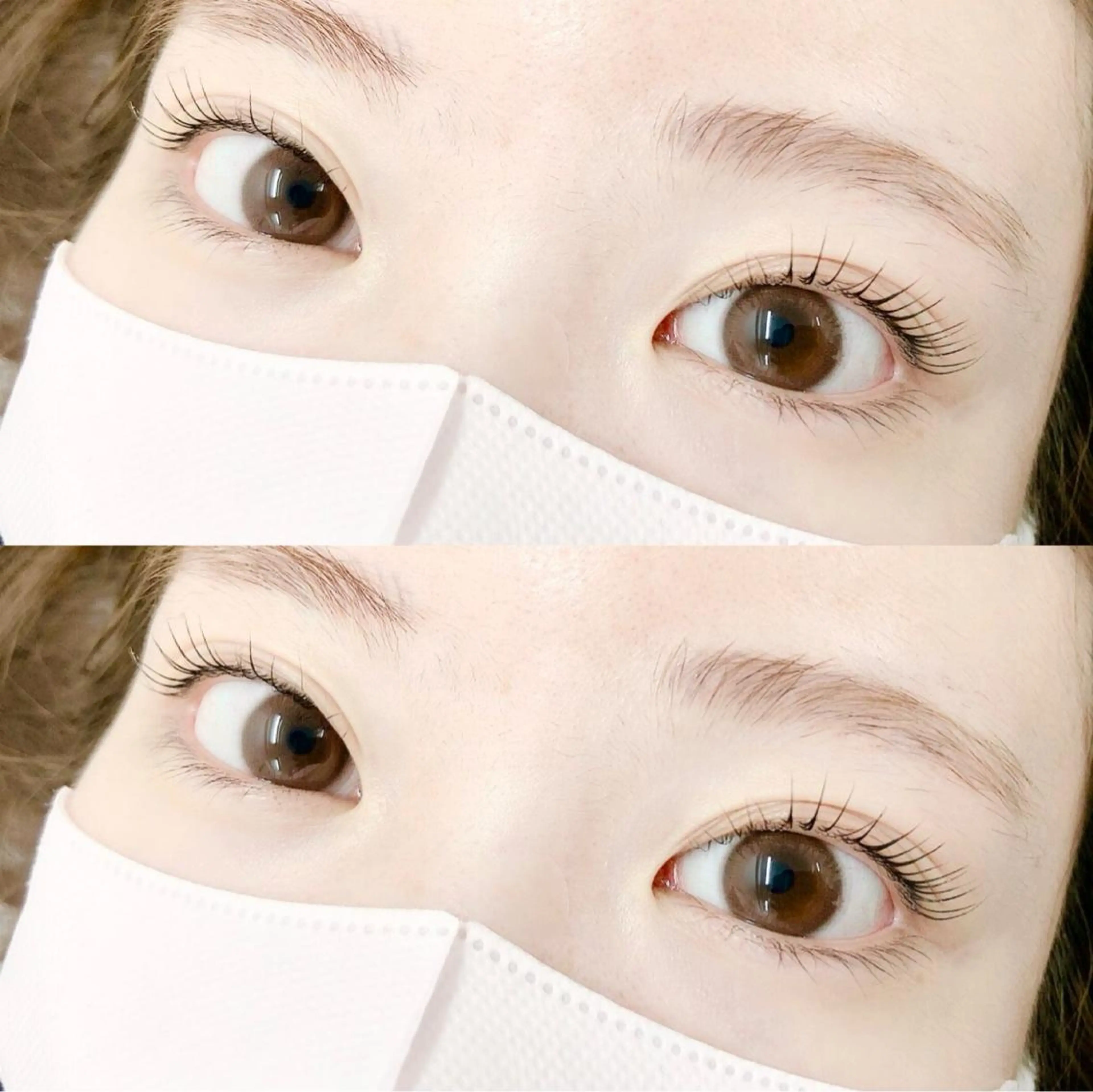 マツエク・マツパ 韓国風マツエク パリジェンヌラッシュリフト まつげパーマ 一重×まつ毛パーマ ワンホンマツエク マツパ eyelist 🌼 Mahoのマツエク・マツパデザイン