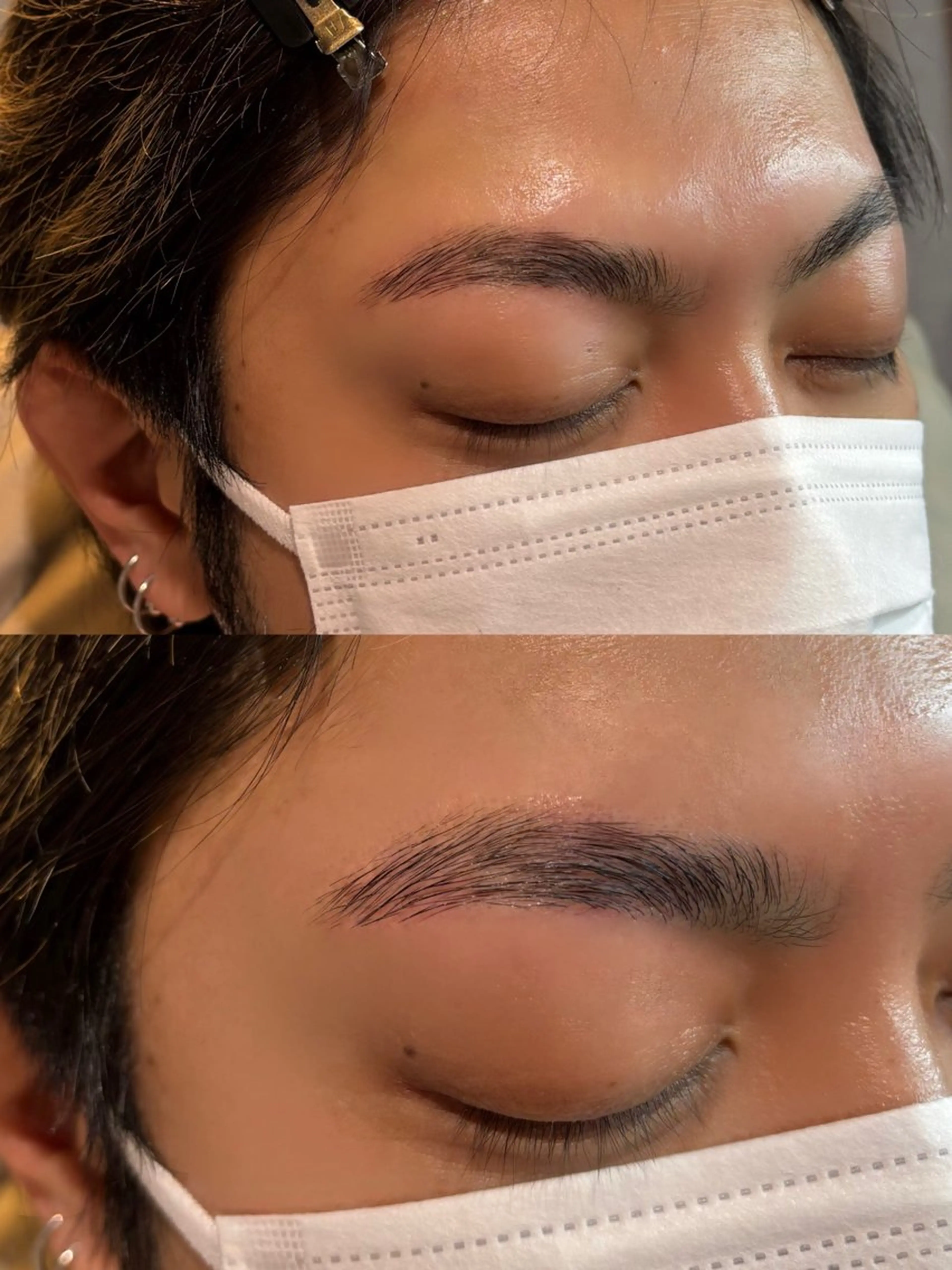 アイブロウ ハリウッドブロウリフト 眉毛ワックス脱毛 厚地 美奈の眉毛・アイブロウイメージ