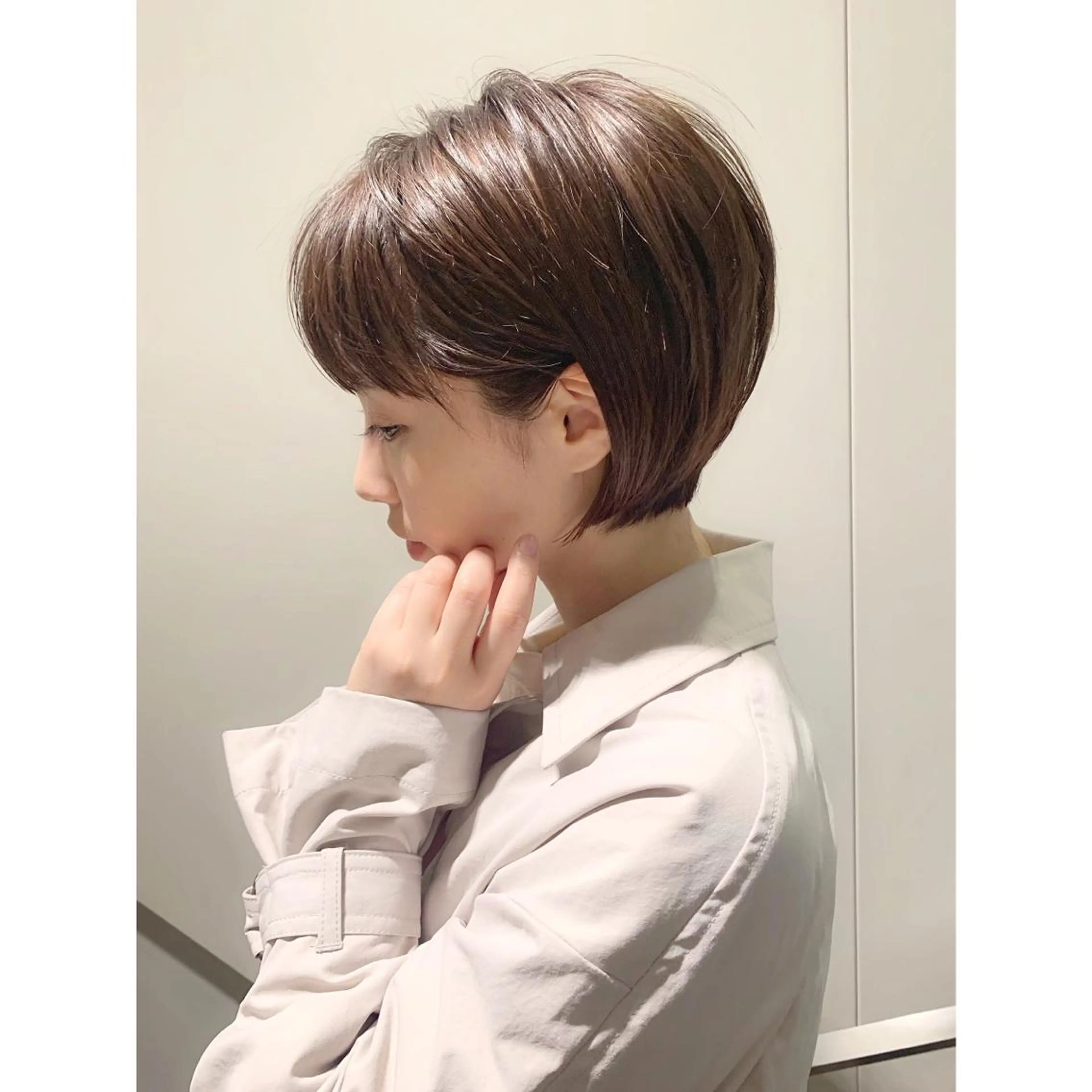 ショート ショートボブ ボブ ショートヘア 牧野美波💎ショート ヘア/カット/天神のヘアスタイル
