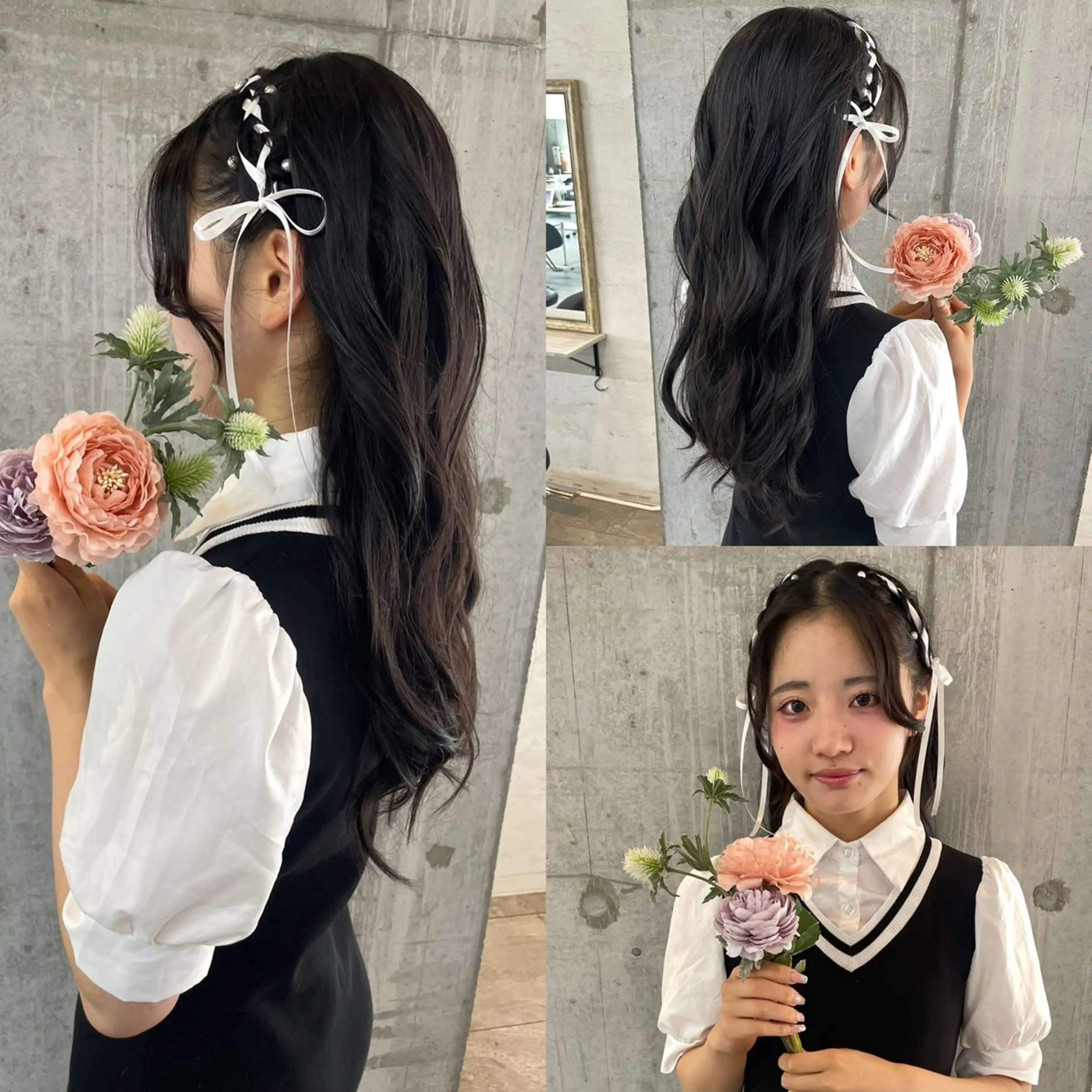 ヘアアレンジ ヘアセット 美髪× ヘアセット✨Araiのヘアスタイル