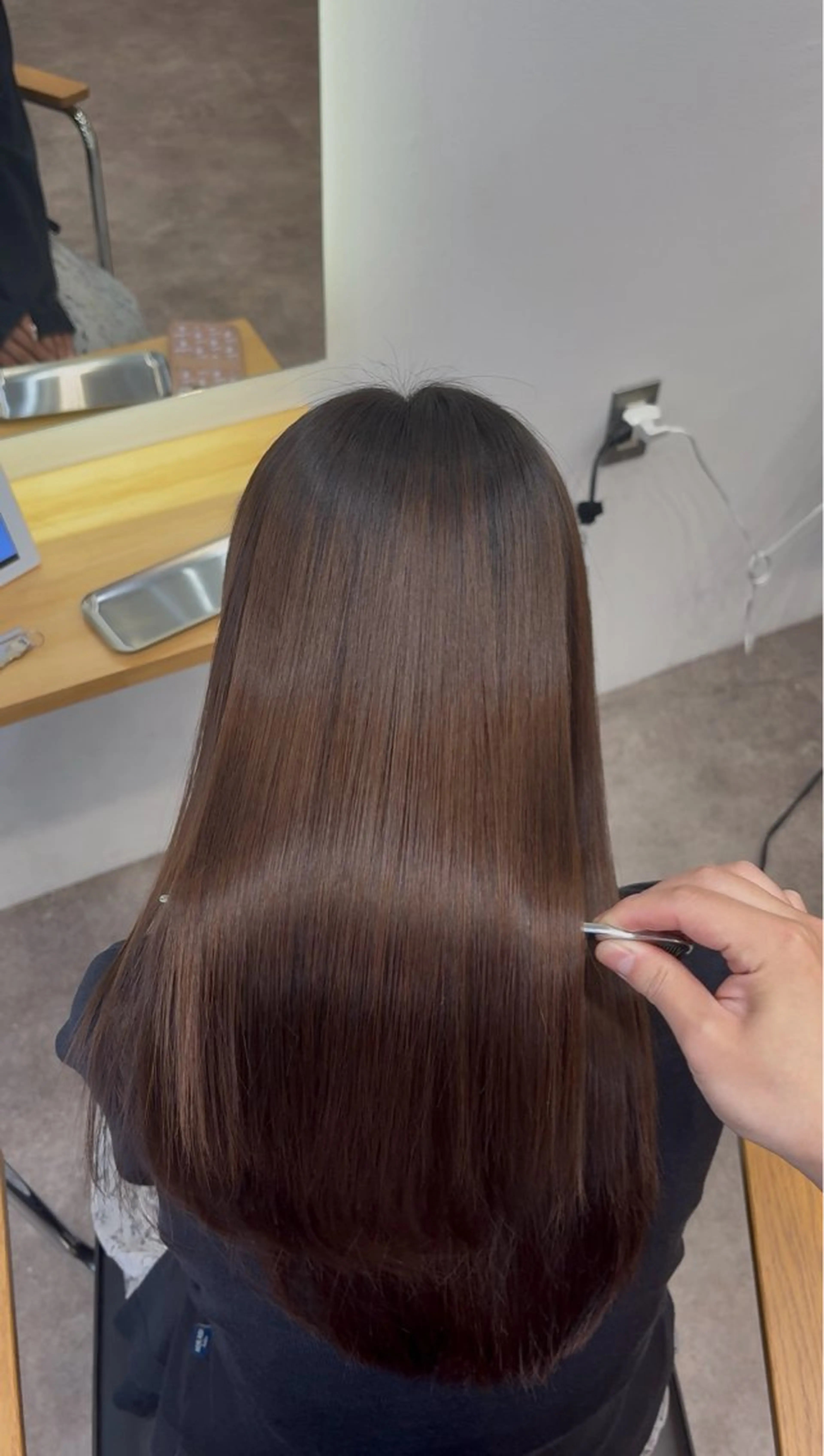 ロング 縮毛矯正 トリートメント SOYON星ヶ丘所属・✨️艶髪を作るプロ 中山 トモシ✨️のヘアスタイル