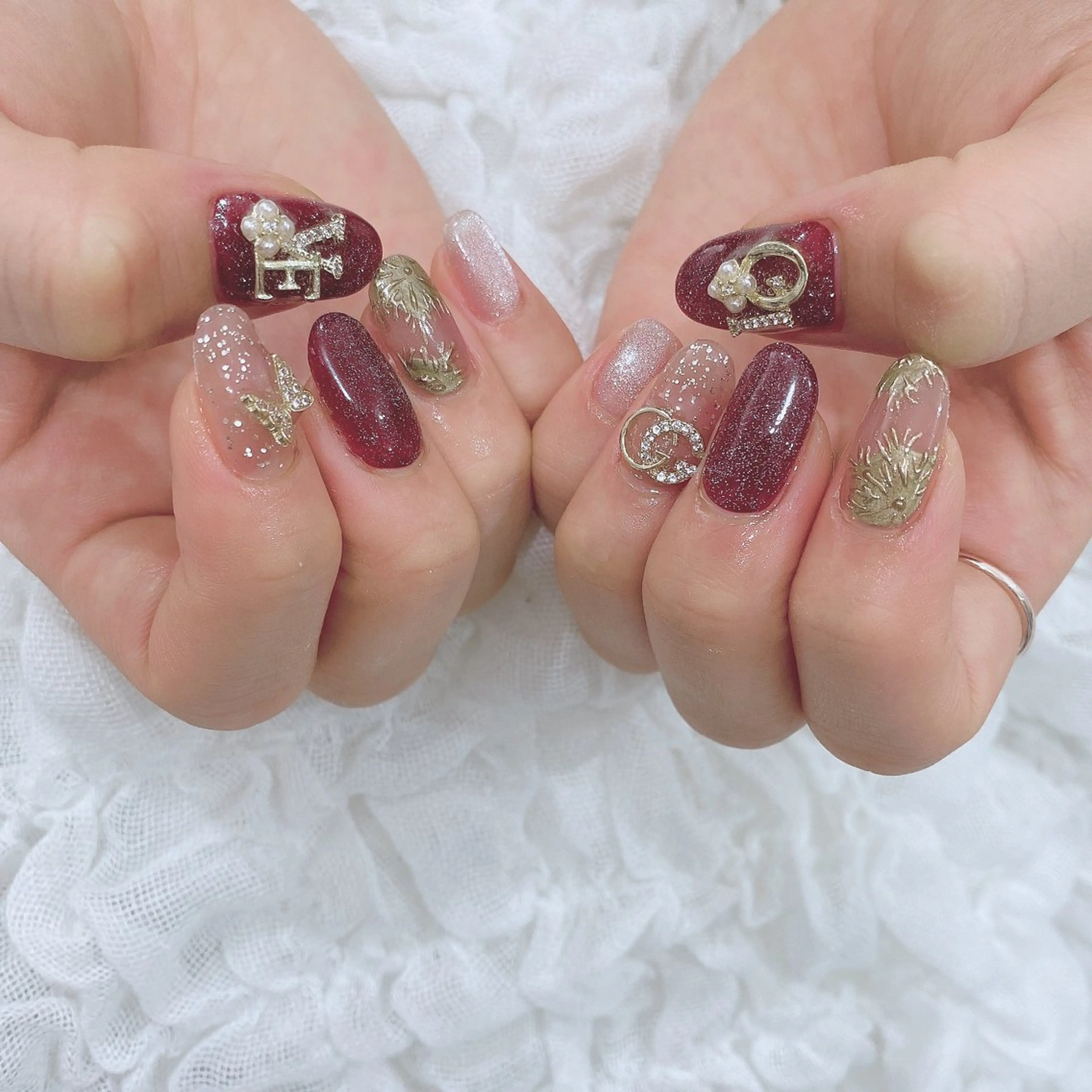 ネイル アートネイル ミラーネイル ハンドネイル SOL NAILのネイルデザイン