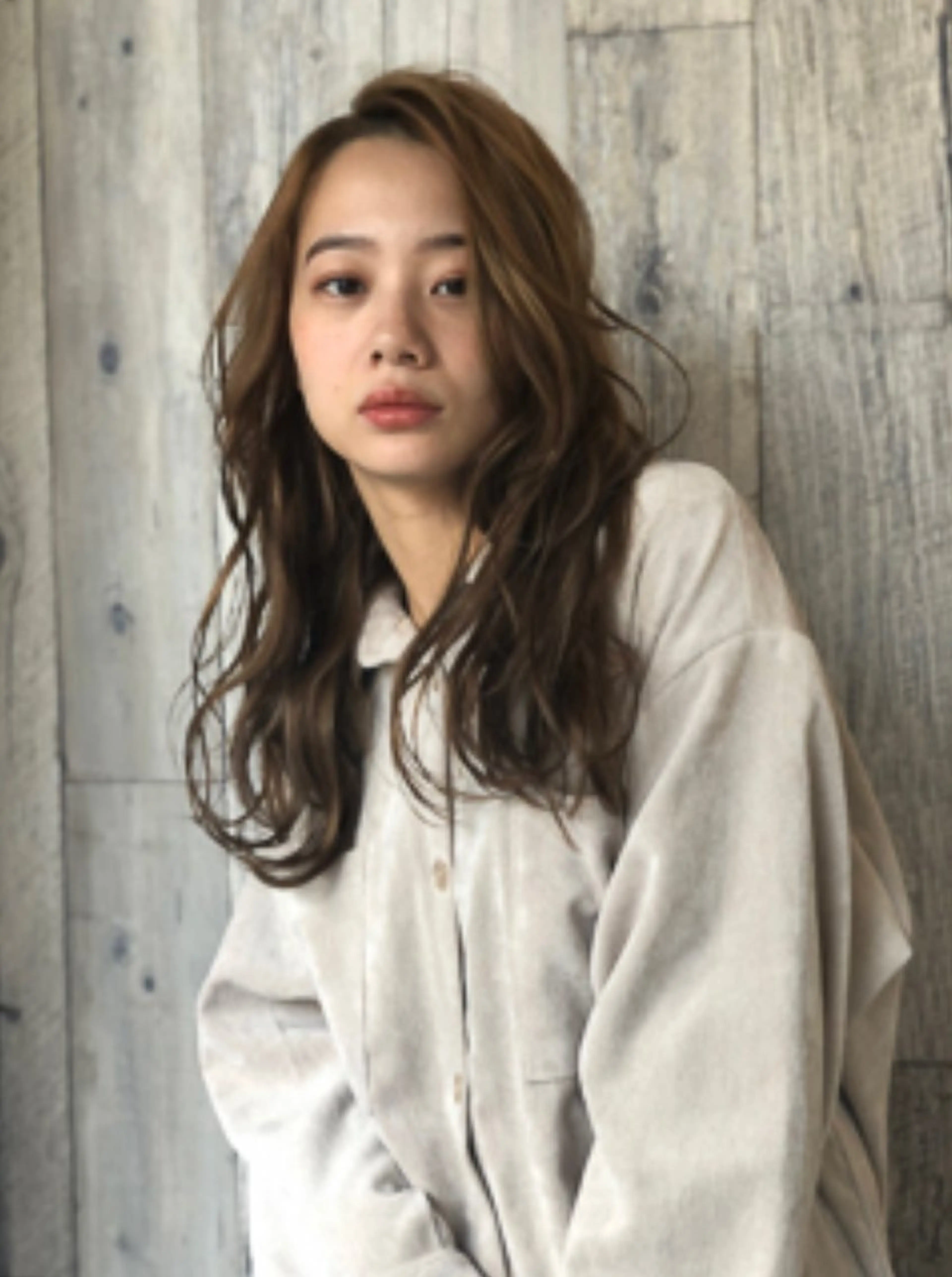 カット+髪質改善カラー+トリートメント+ヘッドスパ🥝髪質改善レベル★★★☆☆☘️スタンダードの写真