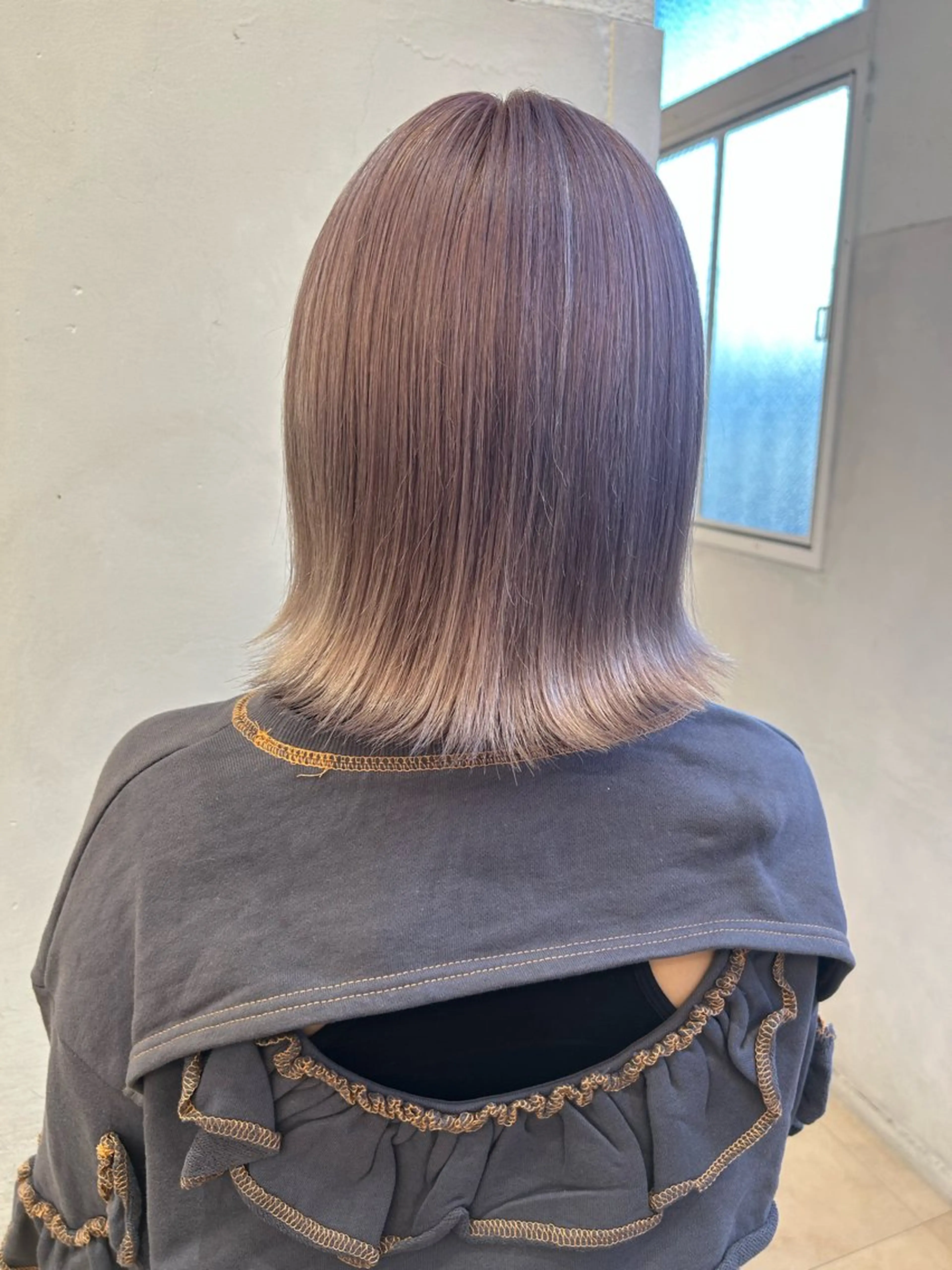 ミディアム ヘアカラー ゆうき あすかのヘアスタイル